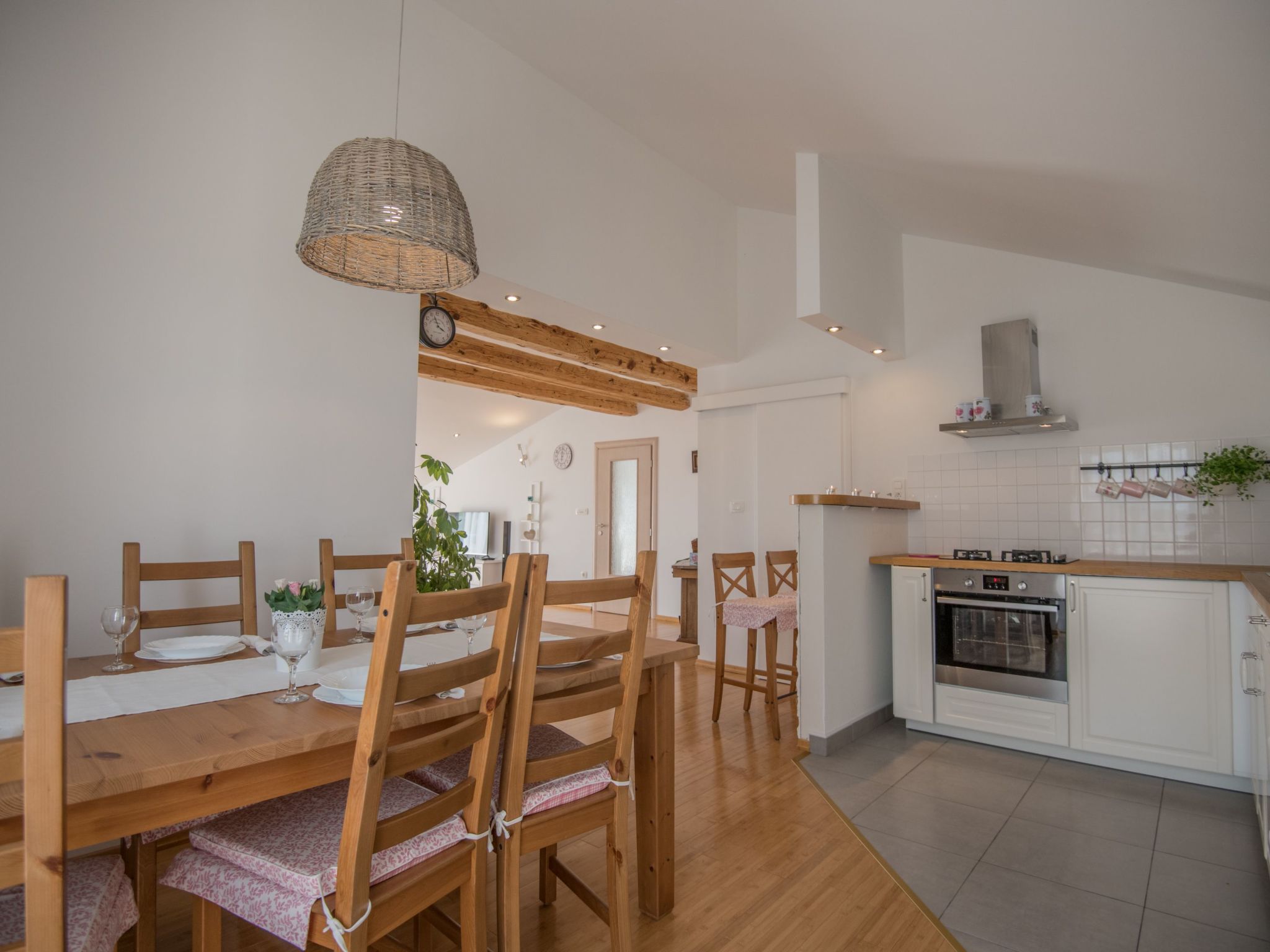 Freistehende Villa Iva Grubine mit Privatpool-Inside