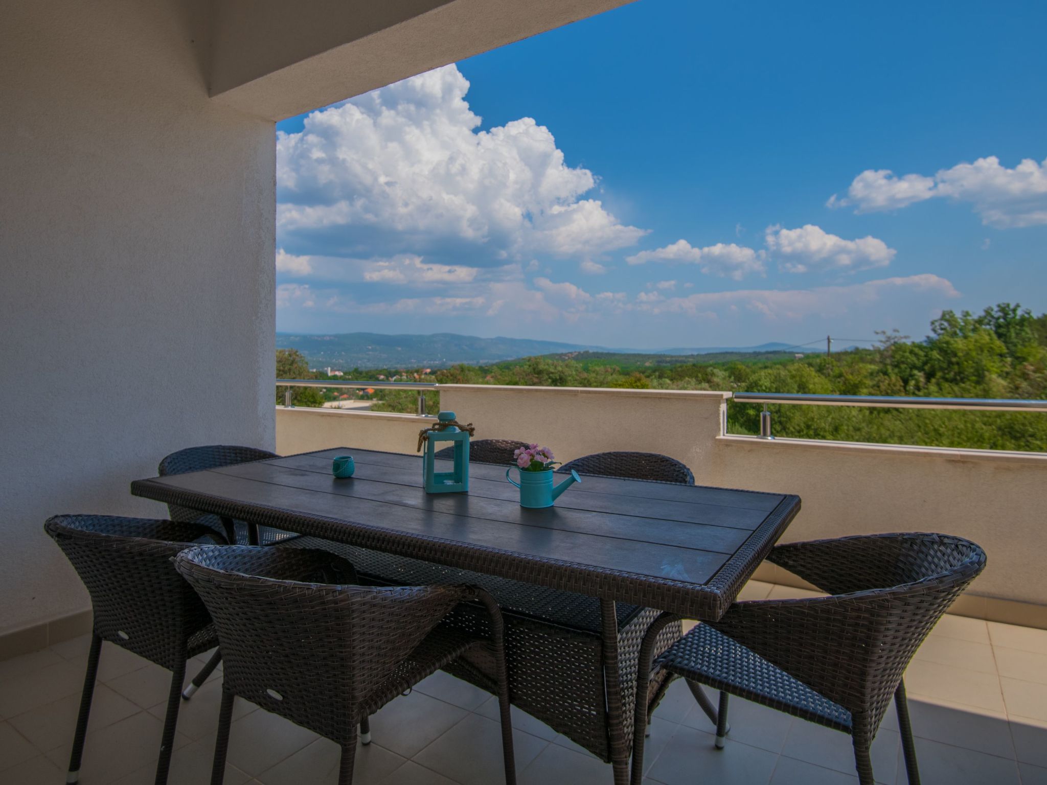 Freistehende Villa Iva Grubine mit Privatpool-Inside