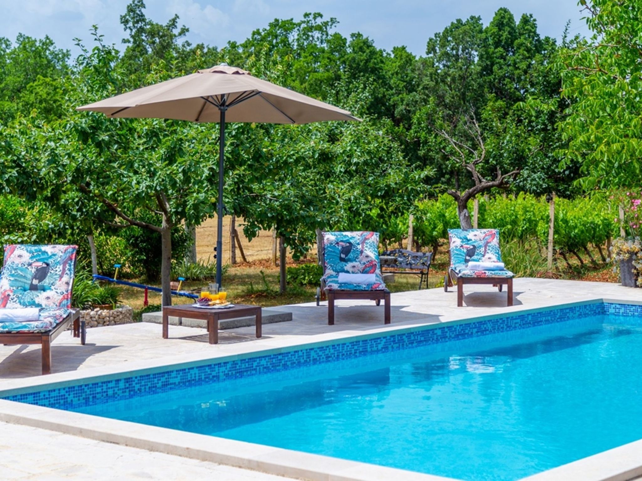 Villa Mia Flora mit Pool-Drinnen