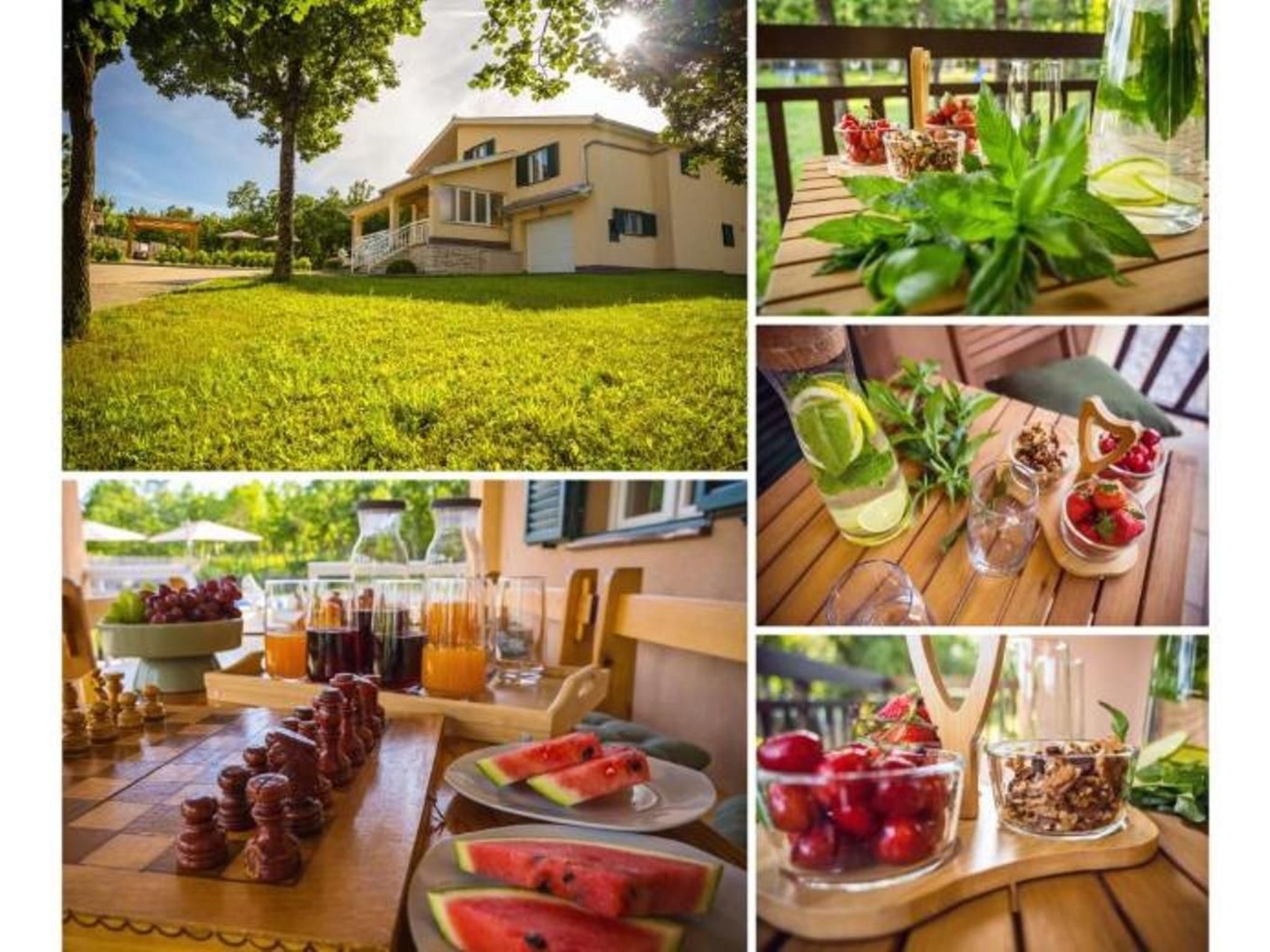 "Alte Eiche" mit Pool, Grill, Terrasse-Drinnen