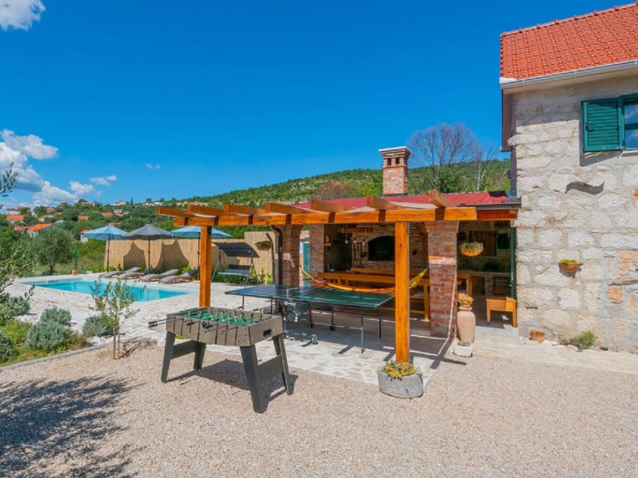 Villa Eli Rustic mit privatem Pool-Dedans