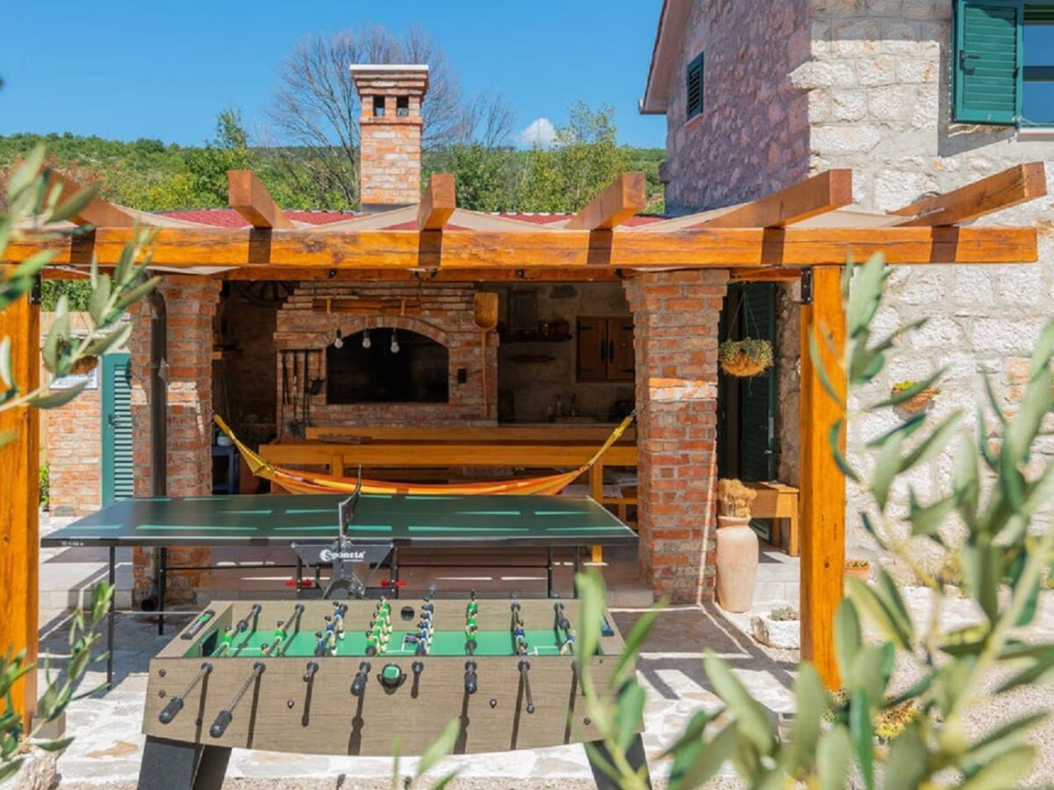 Villa Eli Rustic mit privatem Pool-Dedans