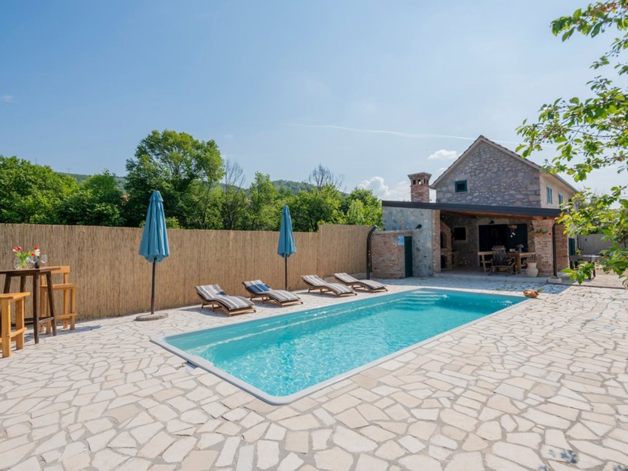 Villa Eli Rustic mit privatem Pool-Dedans