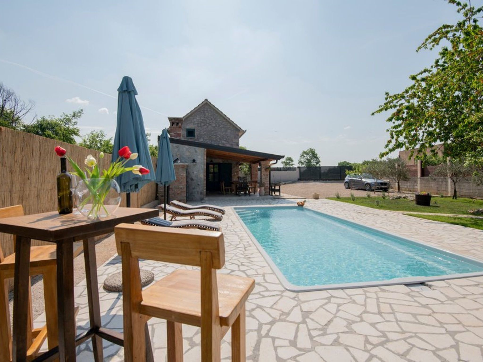 Villa Eli Rustic mit privatem Pool-Dedans