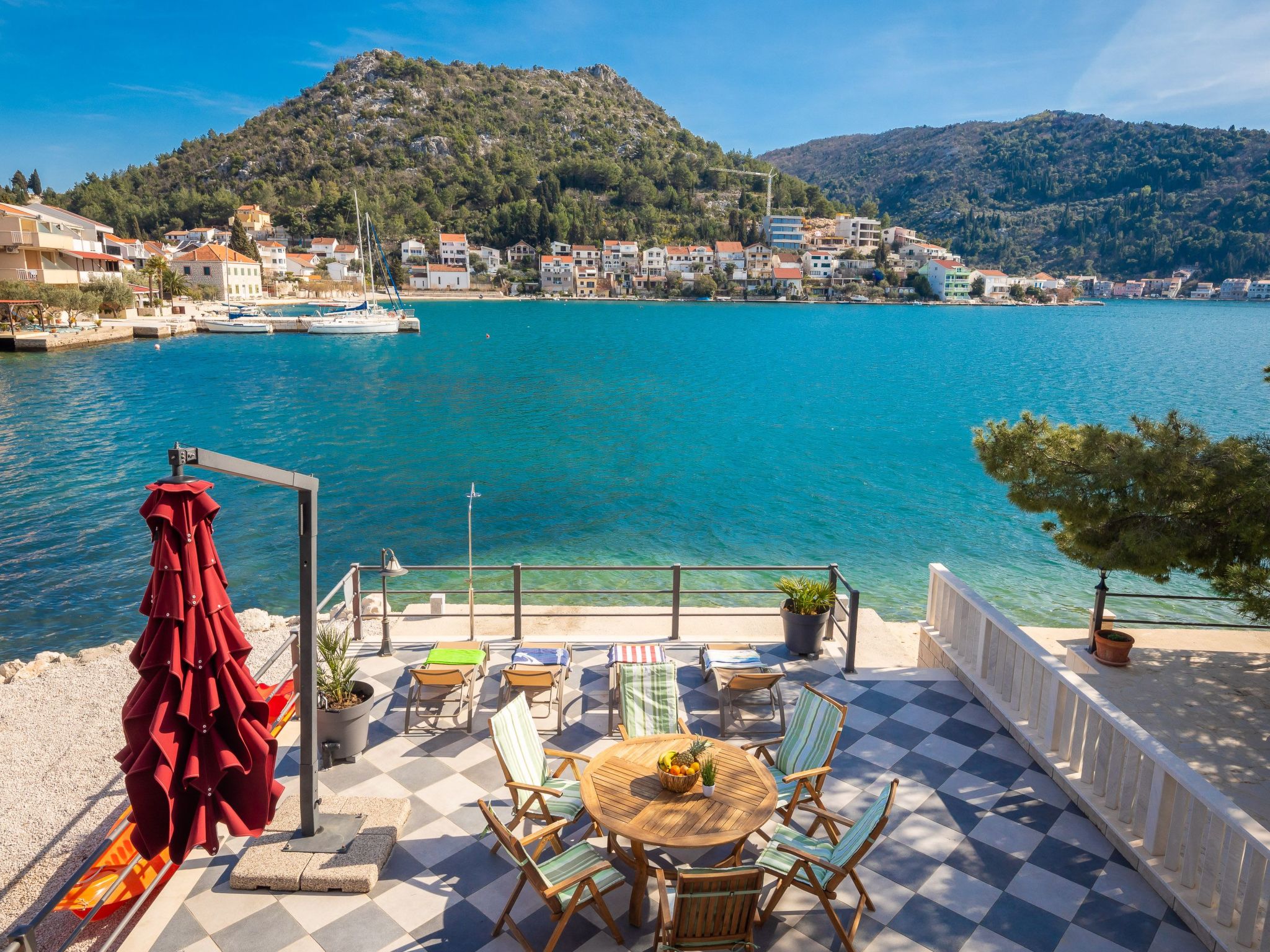 Sonnenaufgang an der Adria - Strandhaus-Draußen