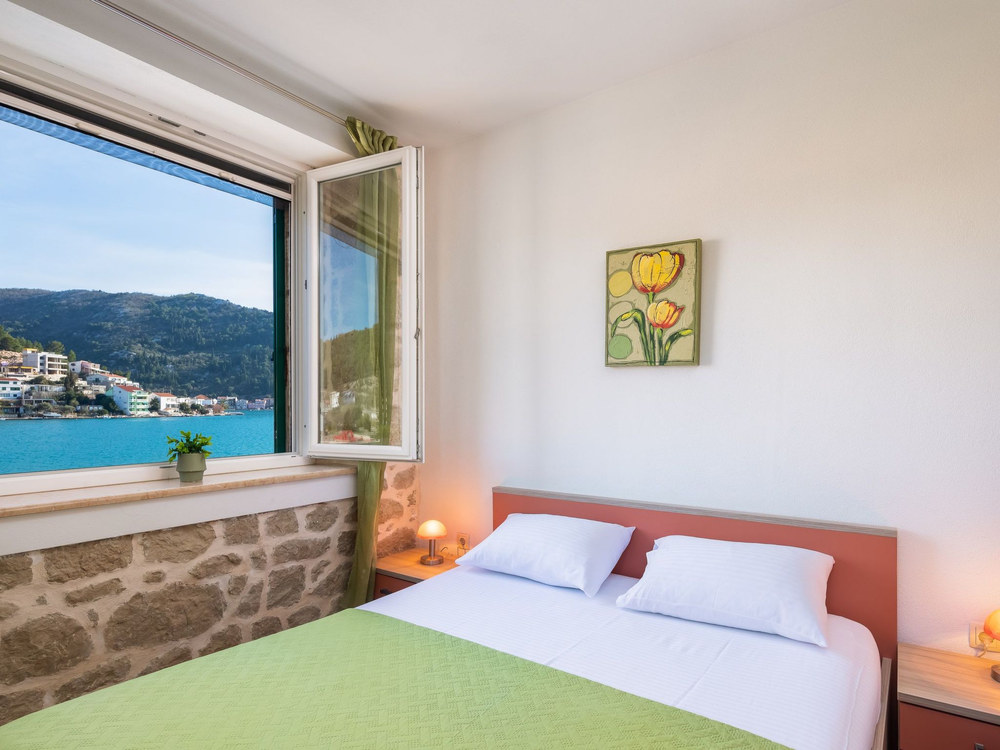 Sonnenaufgang an der Adria - Strandhaus-Drinnen