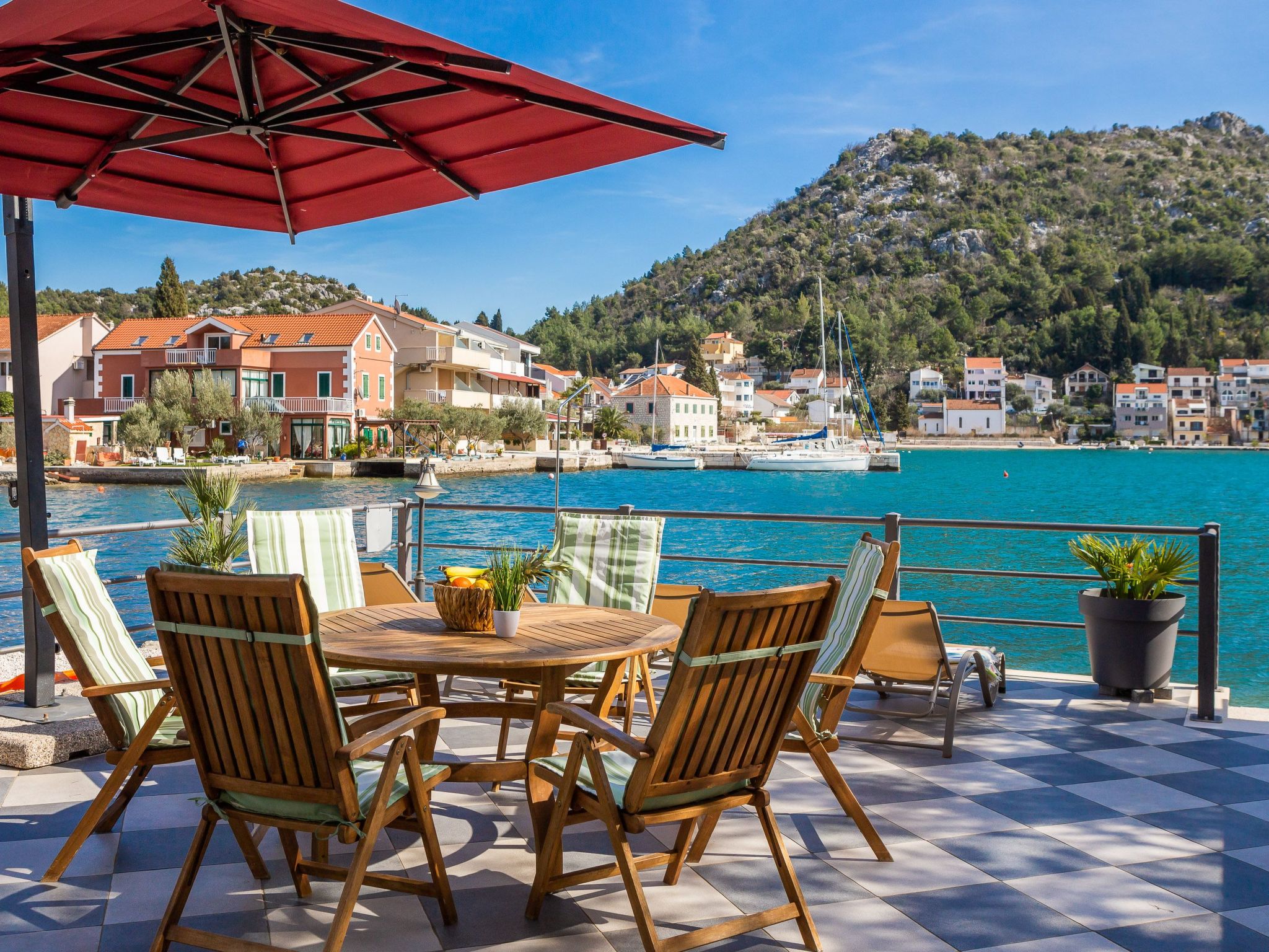 Sonnenaufgang an der Adria - Strandhaus-Draußen