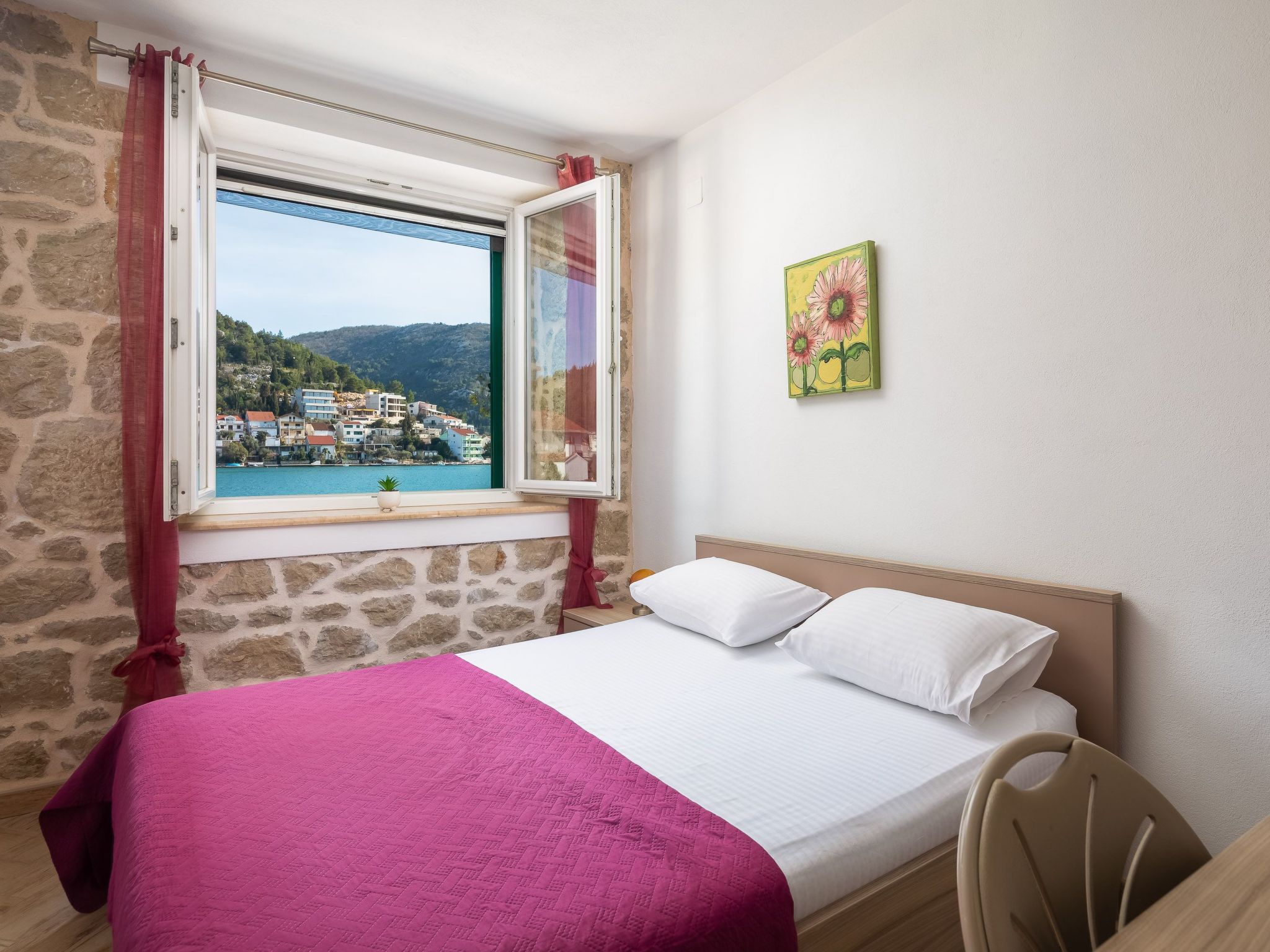 Sonnenaufgang an der Adria - Strandhaus-Drinnen