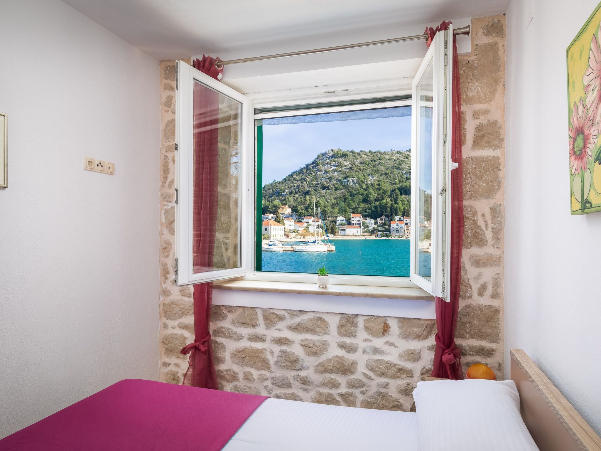 Sonnenaufgang an der Adria - Strandhaus-Drinnen