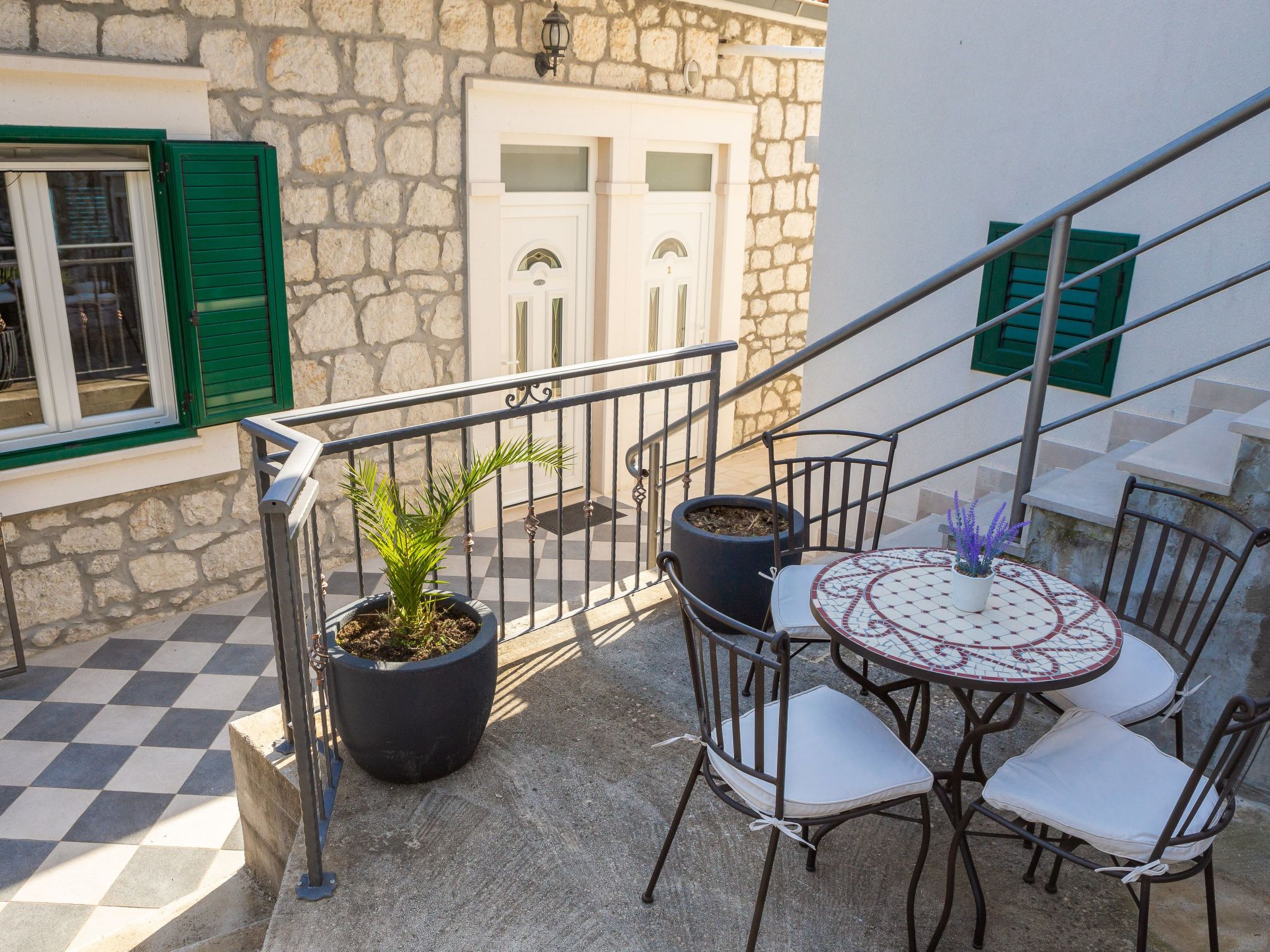 Sonnenaufgang an der Adria - Strandhaus-Draußen