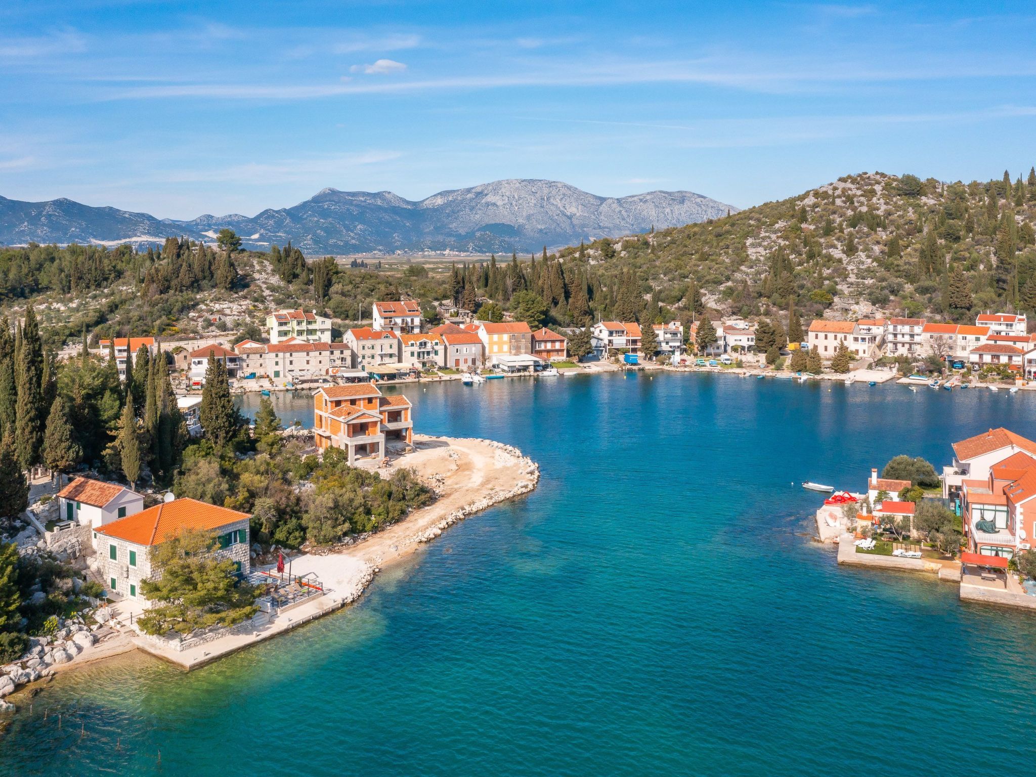 Sonnenaufgang an der Adria - Strandhaus-Draußen
