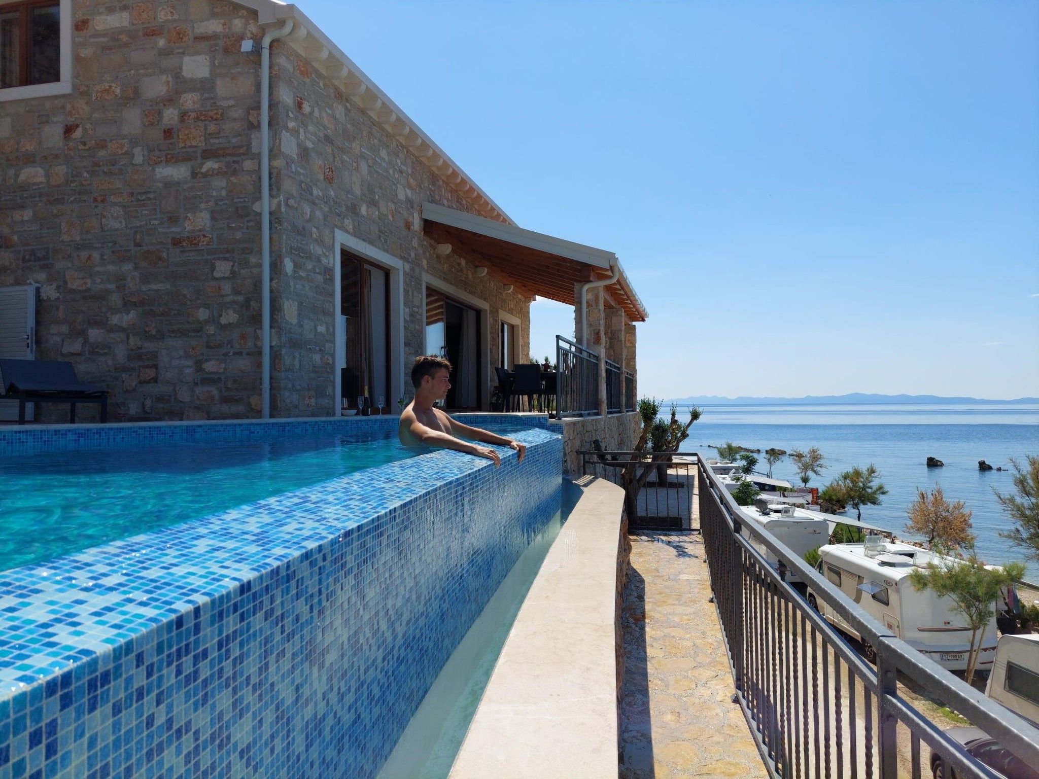 Ferienvilla "Dalmatiner" mit Infinity Pool-Binnen