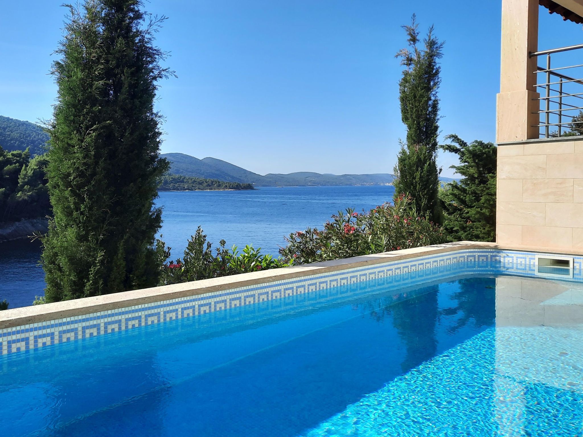 Luxuriöse Villa Hera,  Korcula,  am Strand