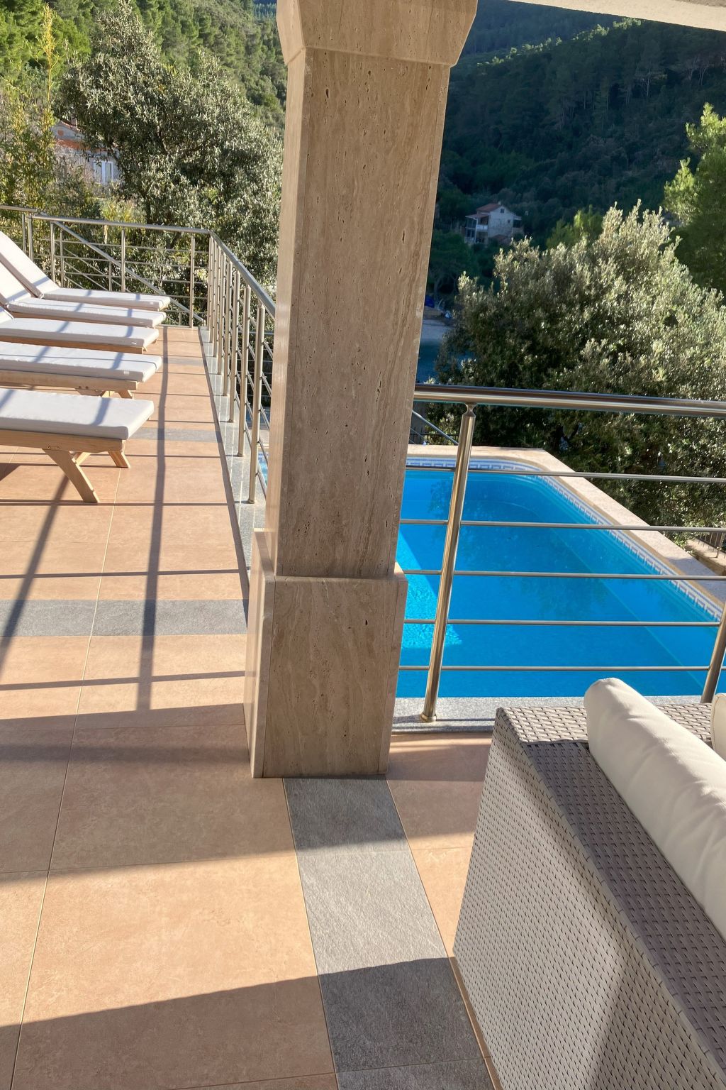 Luxuriöse Villa Hera,  Korcula,  am Strand-Draußen