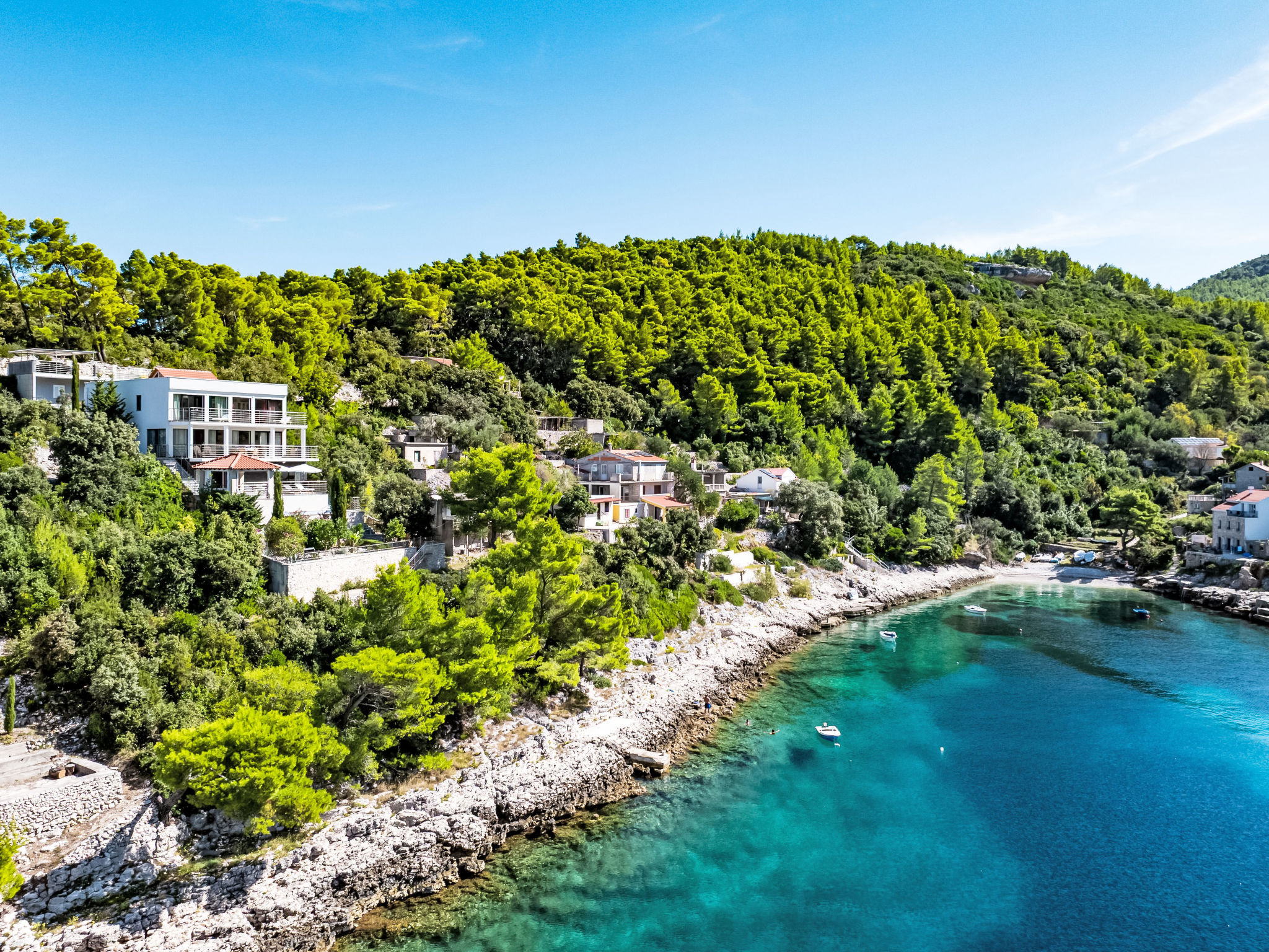 Luxuriöse Villa Hera,  Korcula,  am Strand