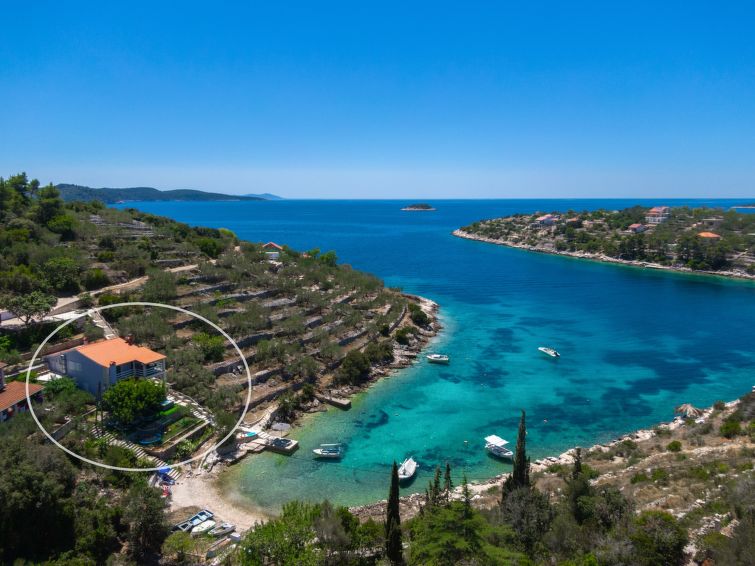 10-persoons vakantiehuis Nataly aan zee in Vela Luka, Korčula in Korčula/Vela Luka