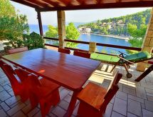 Twee-onder-een-kapwoning Peter vlak aan zee in Prigradica, Korčula - thumbnail 1