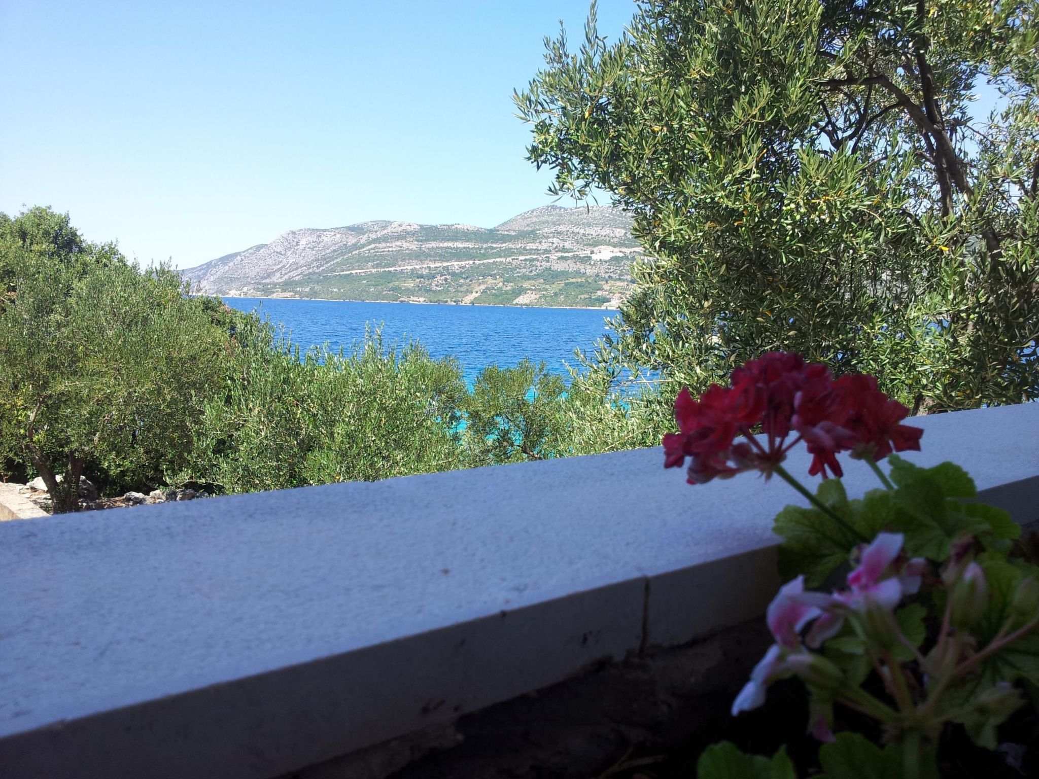 mit Blick auf das Wasser Accommodation in Korcula