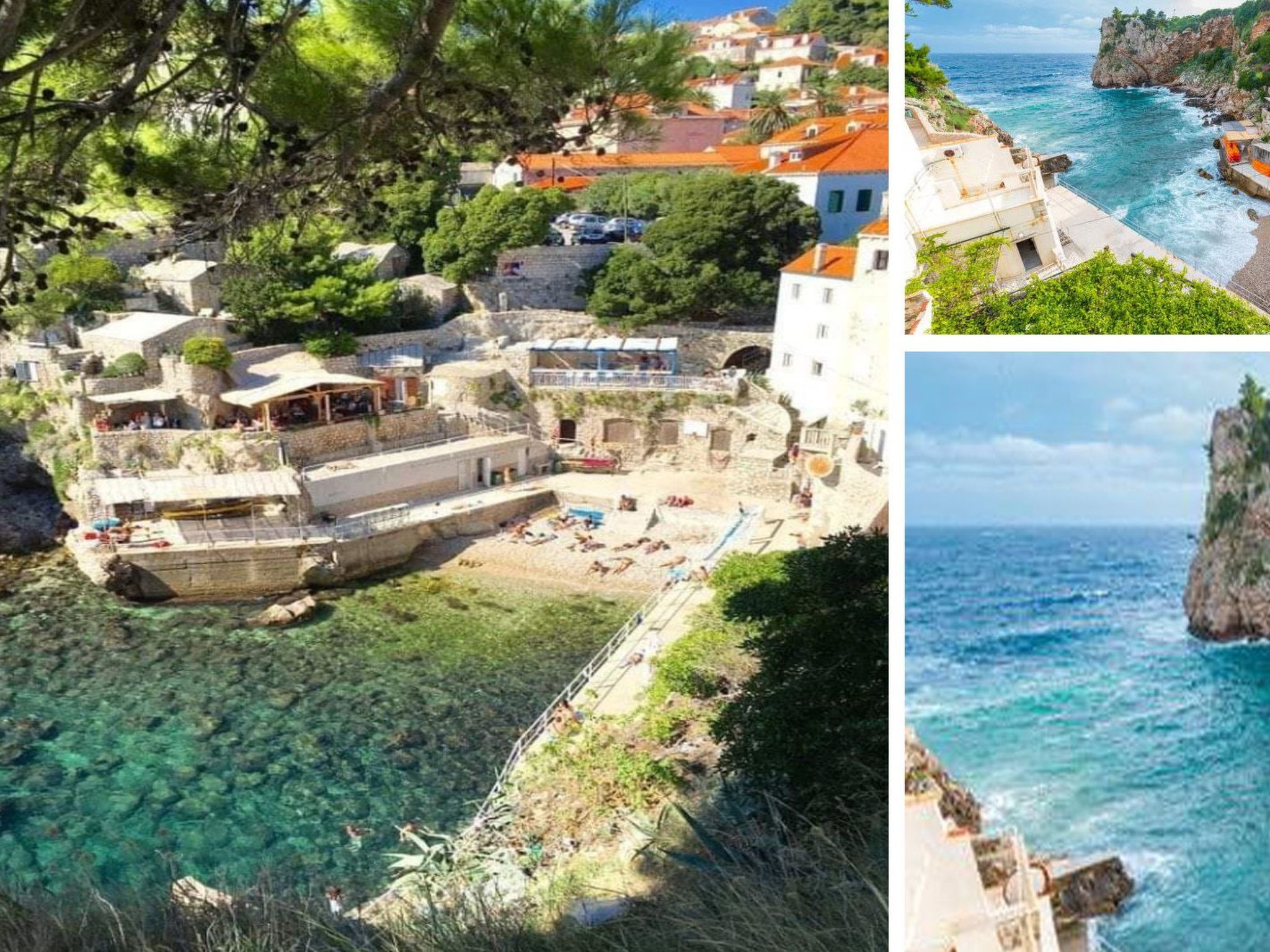 Mediteran in der Nähe von Strand und Altstadt