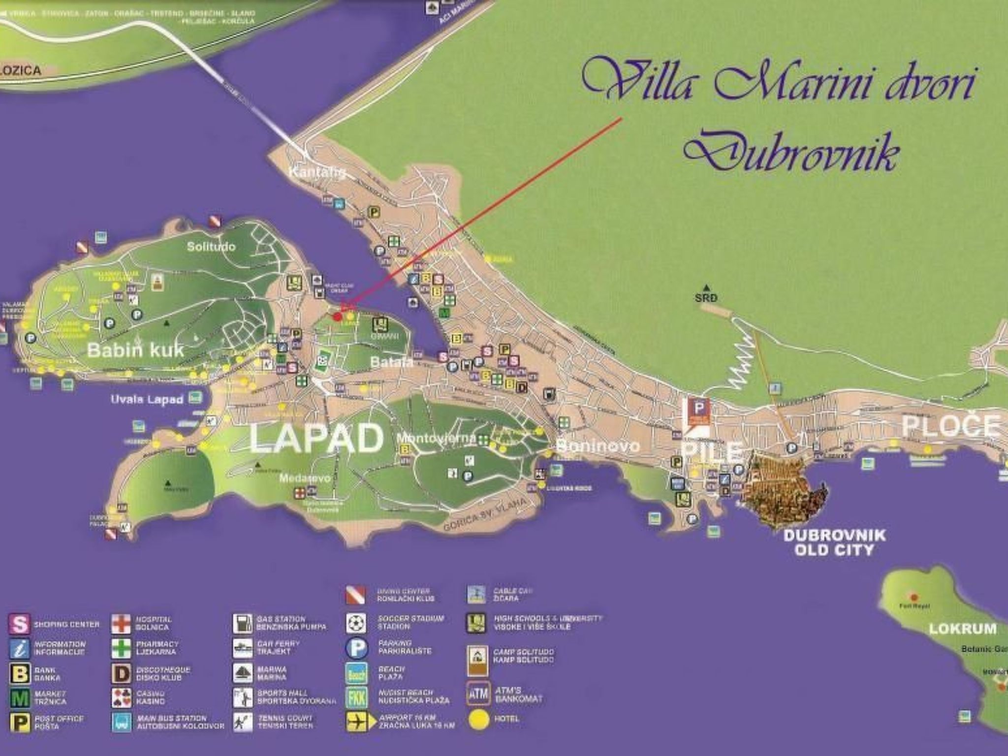 Elegante Ferienvilla Marini Dvori-Binnen