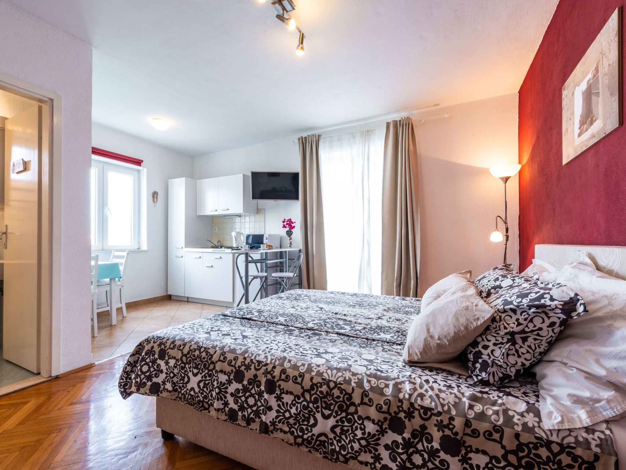 Studio mit Terrasse und herrlicher Aussicht