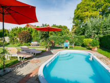 Vrijstaande vakantievilla Flamingo met privézwembad, vlakbij het Balatonmeer - thumbnail 2