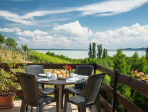 Vrijstaand vakantiehuis tussen de wijngaarden op 400 meter van het Balatonmeer - thumbnail 1