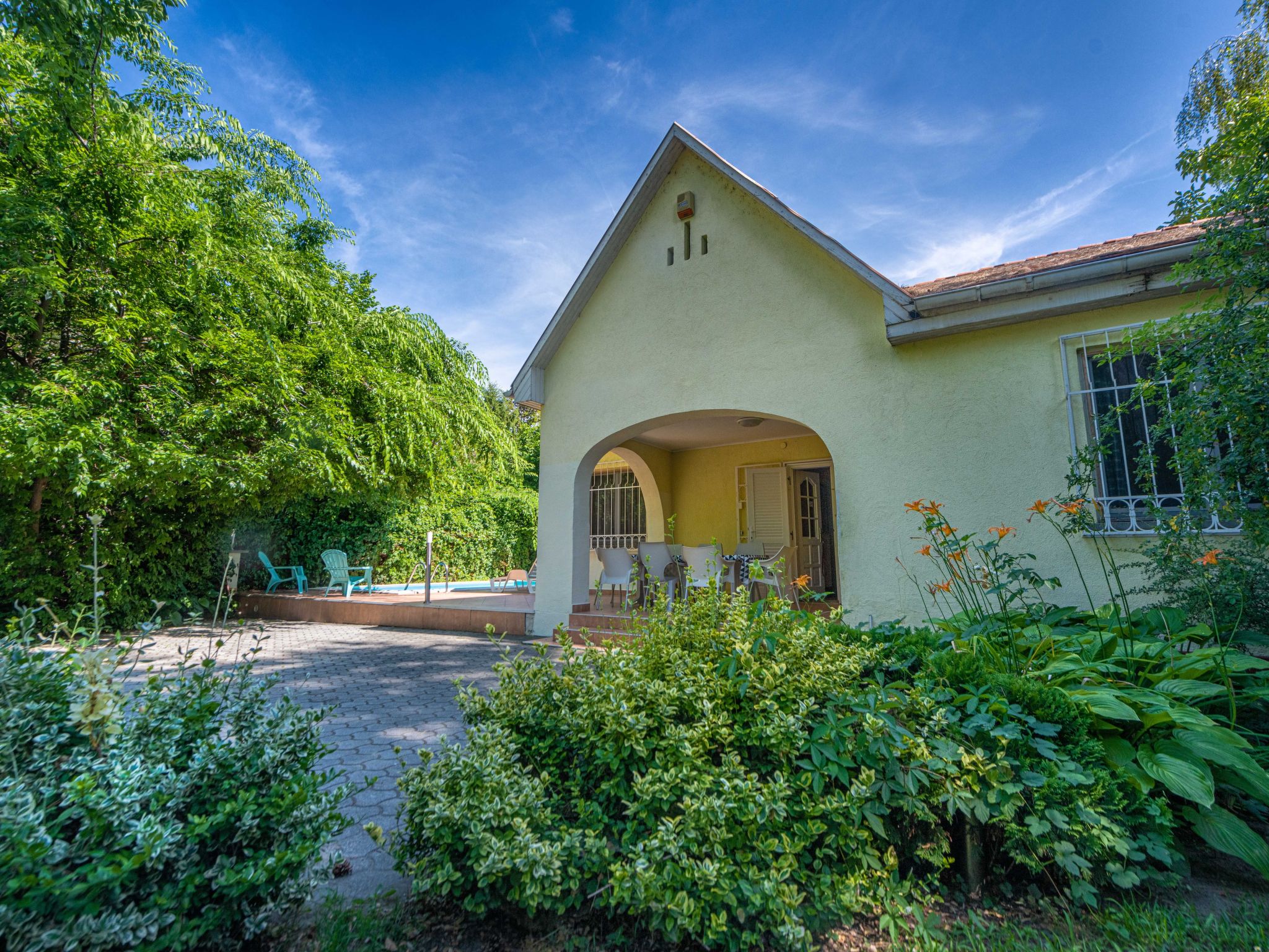 Klimatisiertes Ferienhaus in Siófok mit Grill-Binnen