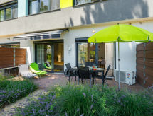 Modern appartement voor 4 op loopafstand van Balatonmeer in Balatonföldvár - thumbnail 2