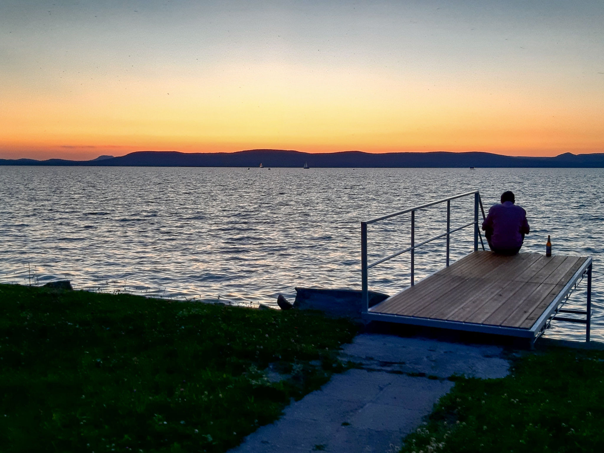 Lake House Sundown