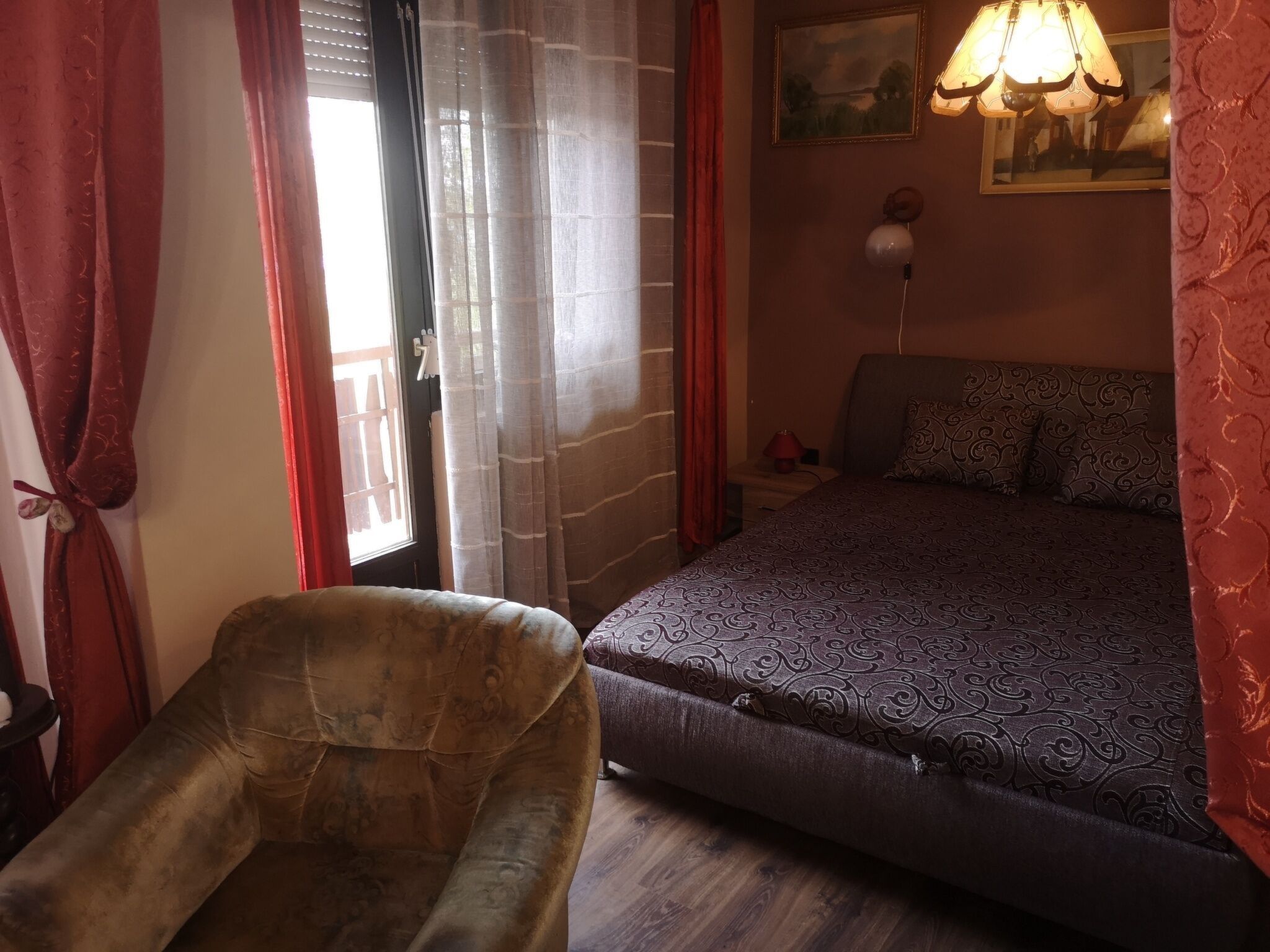 Appartement mit Grill-Dedans