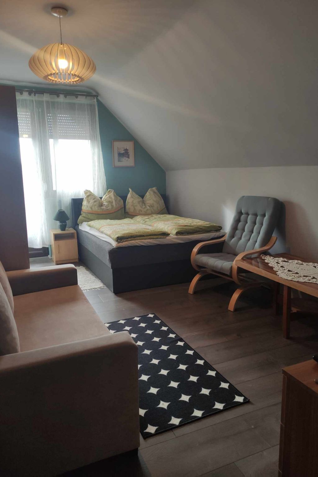 Appartement mit Grill-Dedans