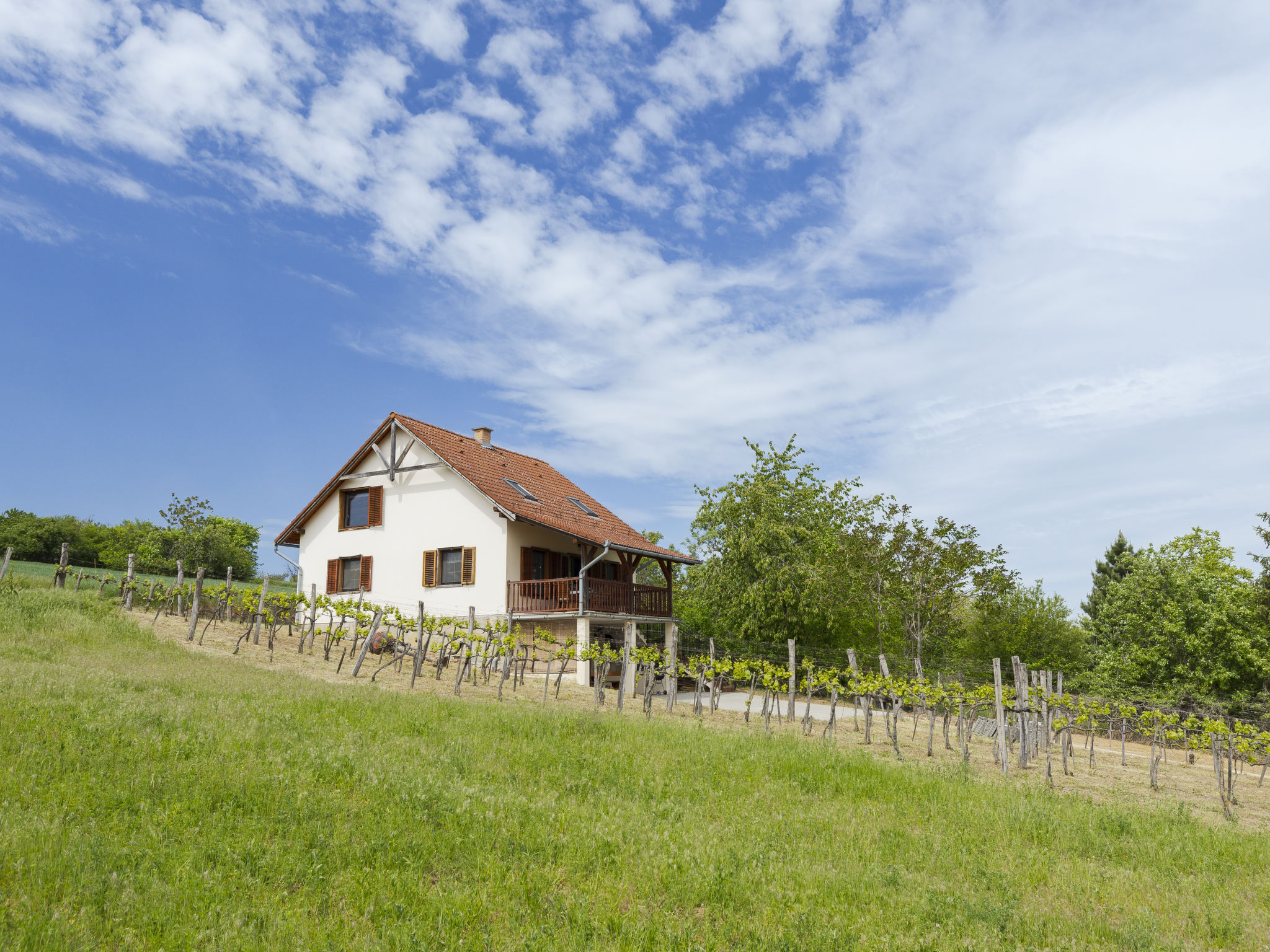 4-kamers cottage. Ruim, comfortabel en gezellig ingericht: woonkamer met TV. 1 kamer met 1 2-pers bed. In de hal (oven, afwasmachine, 4 keramische glas kookplaten, broodrooster, waterkoker, magnetron,..