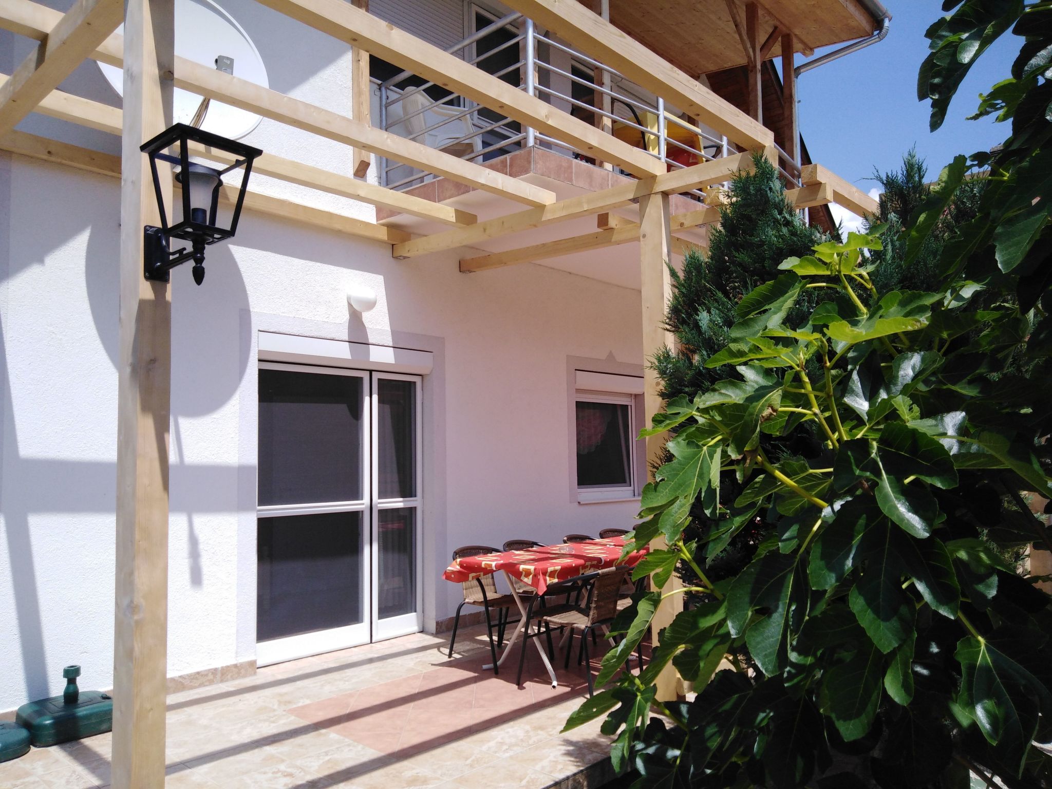 Ferienhaus mit umzäuntem Garten in Balatonmariafurdo (Ungarn) und 1 Hund erlaubt