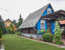 Vrijstaande vakantiewoning Blue met omheinde tuin op 800 meter van het Balatonmeer - thumbnail 1