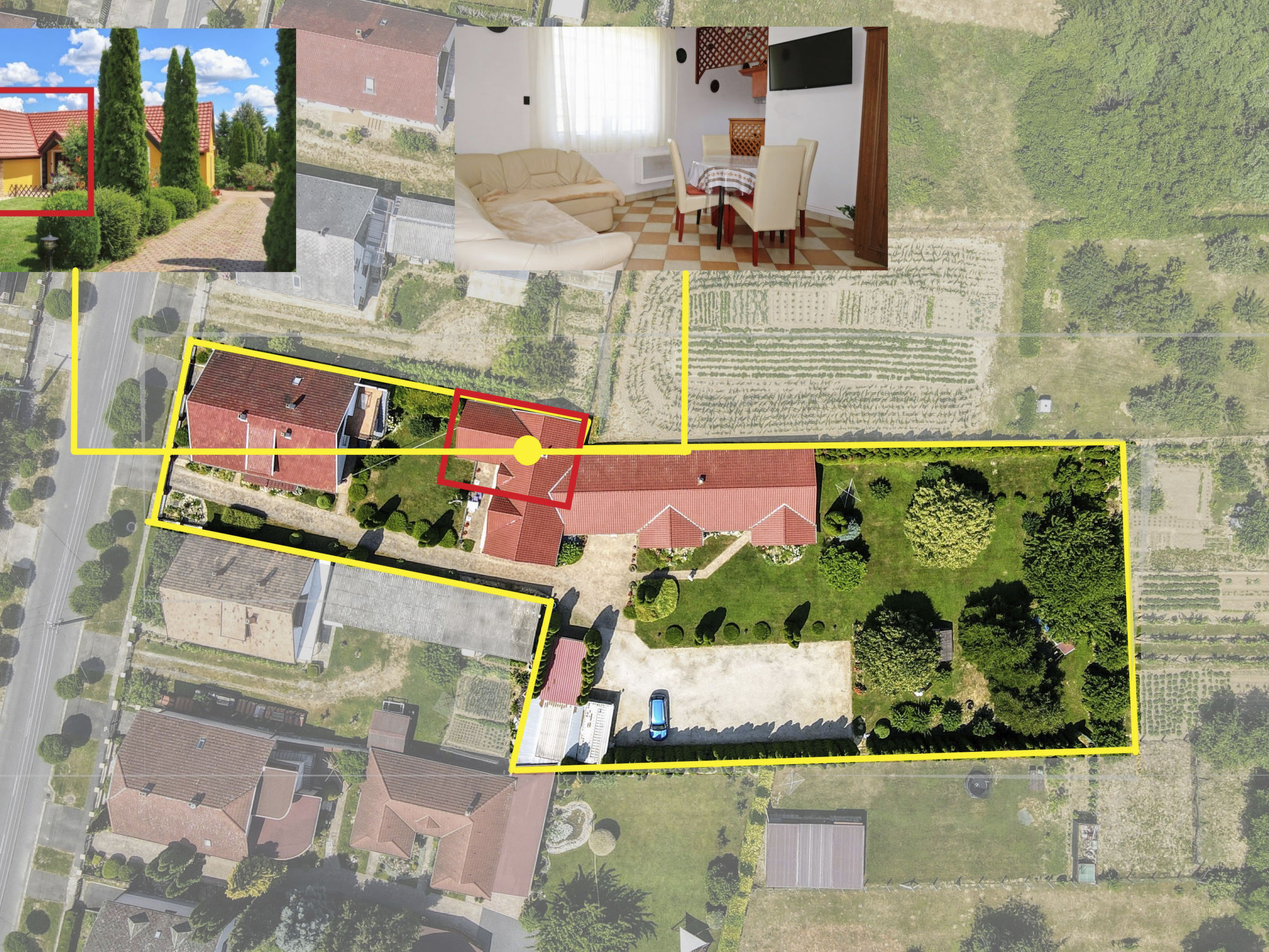 Stimmungsvolle Ferienwohnung mit großem Garten-Binnen