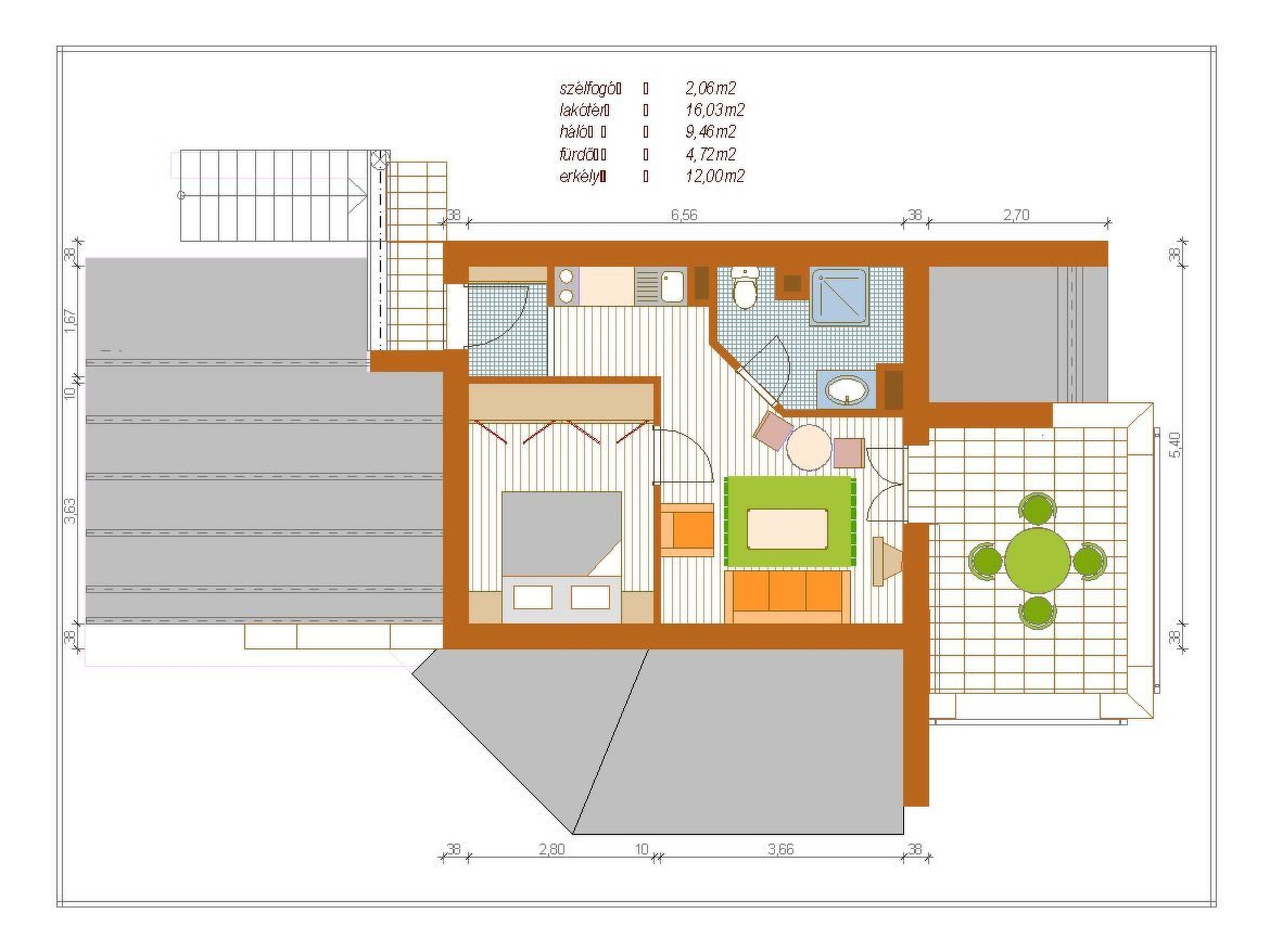 Alsohegyi apartmanok - Drinnen