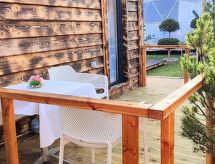 Tinyhouse am Neusiedlersee: Modern vakantiehuisje aan het meer - thumbnail 4