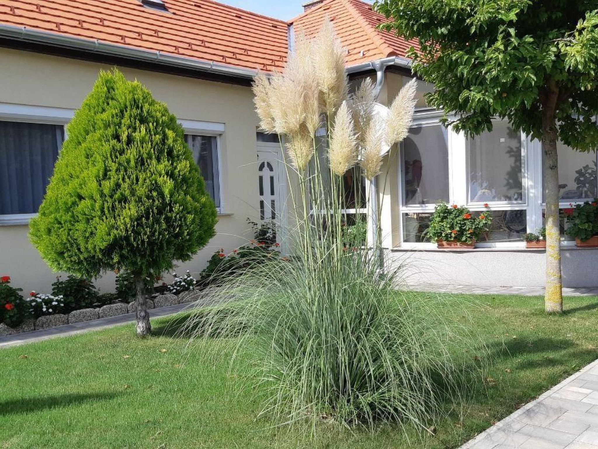 Our air-conditioned HOLIDAY APARTMENT Elisabeth with separate entrance for 2 persons in our residential house in the town of Bük is located approx. 1,700 m from the spa. The living-bedroom is equippe..