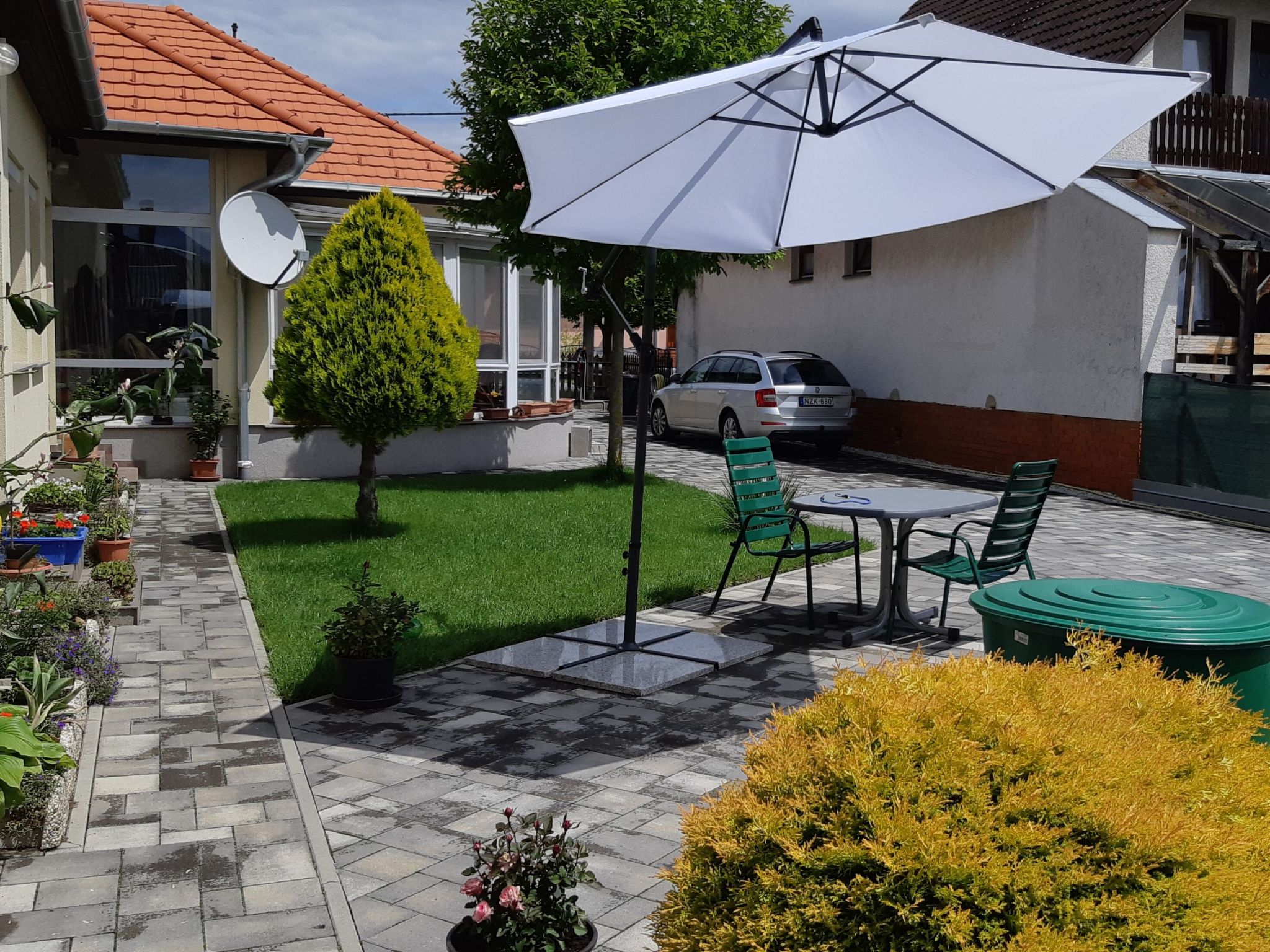 In Bük im Parterre mit Garten-Binnen