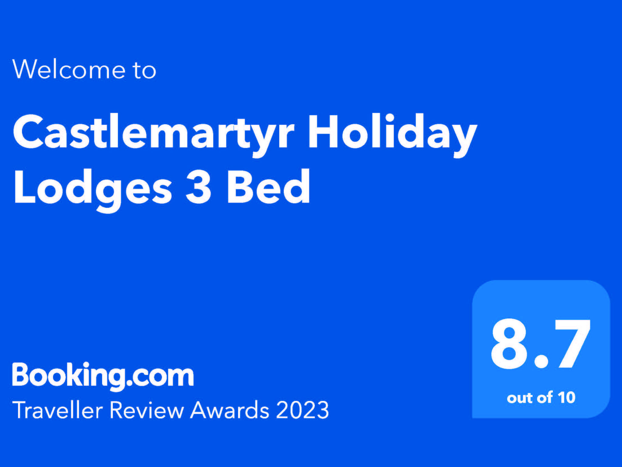 Castlemartyr Lodges (TR4) No 1 (3 Bed)