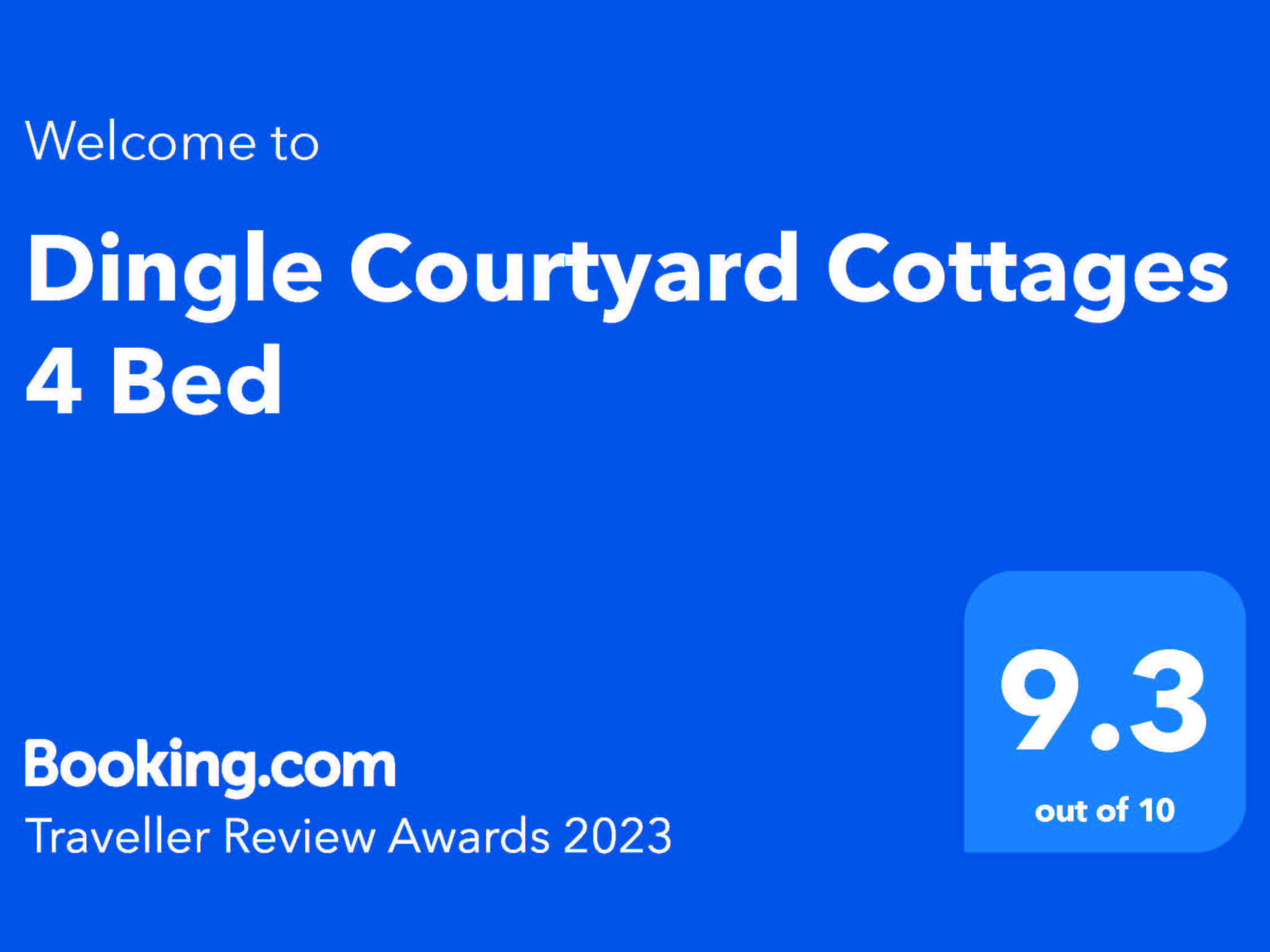 Dingle CY (TR4) No 1 (4 Bed - Sleeps 8) (W)