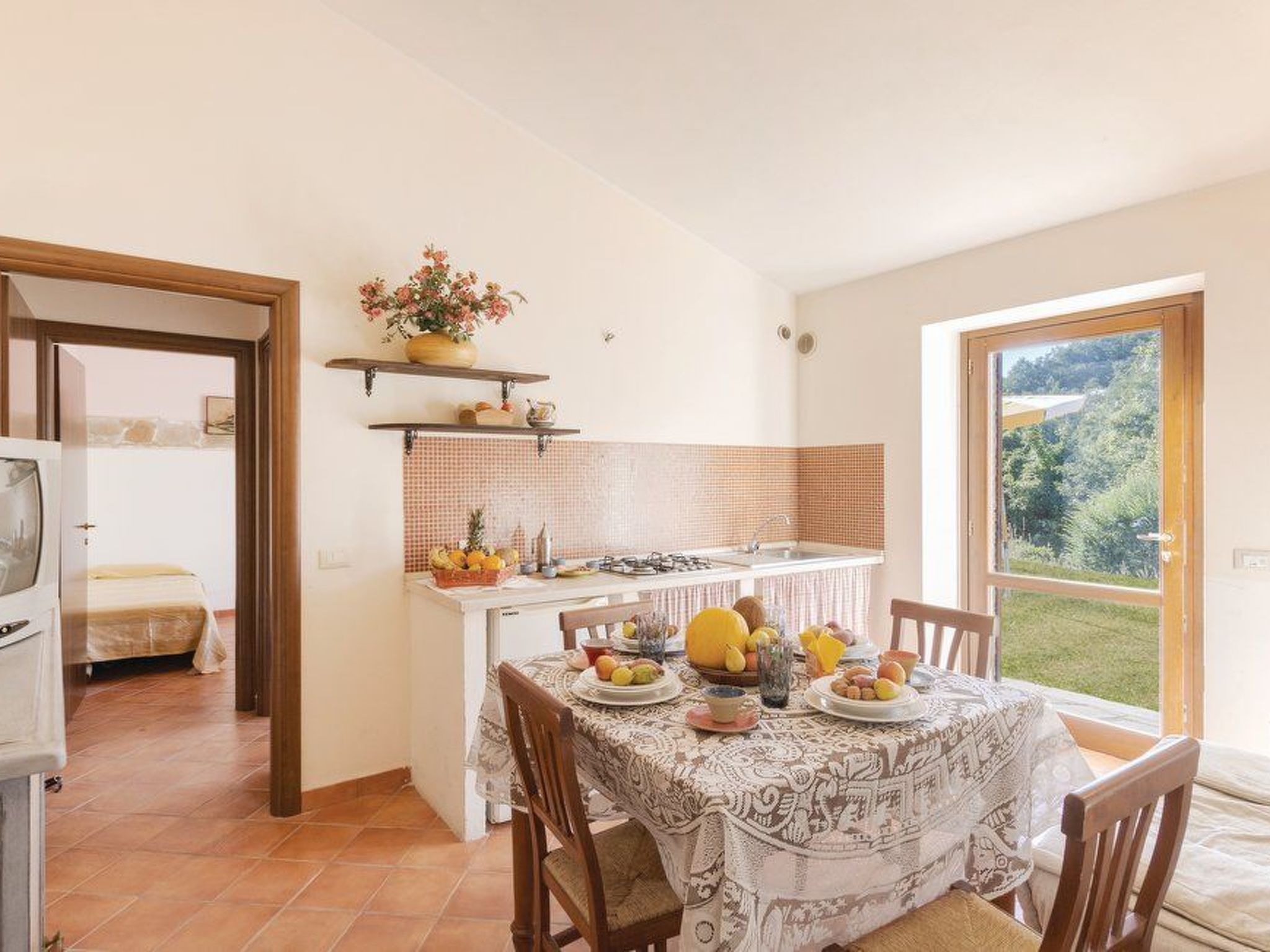 Wohnung in Apecchio mit Garten-Binnen