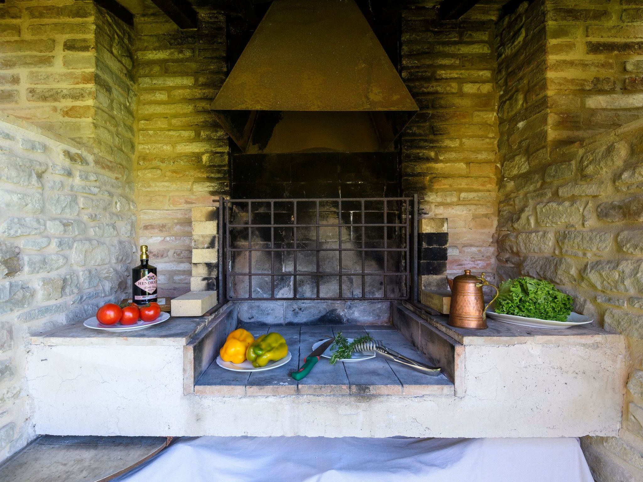 Ca Seppe Marche Ferienvillen, privater Pool-Binnen