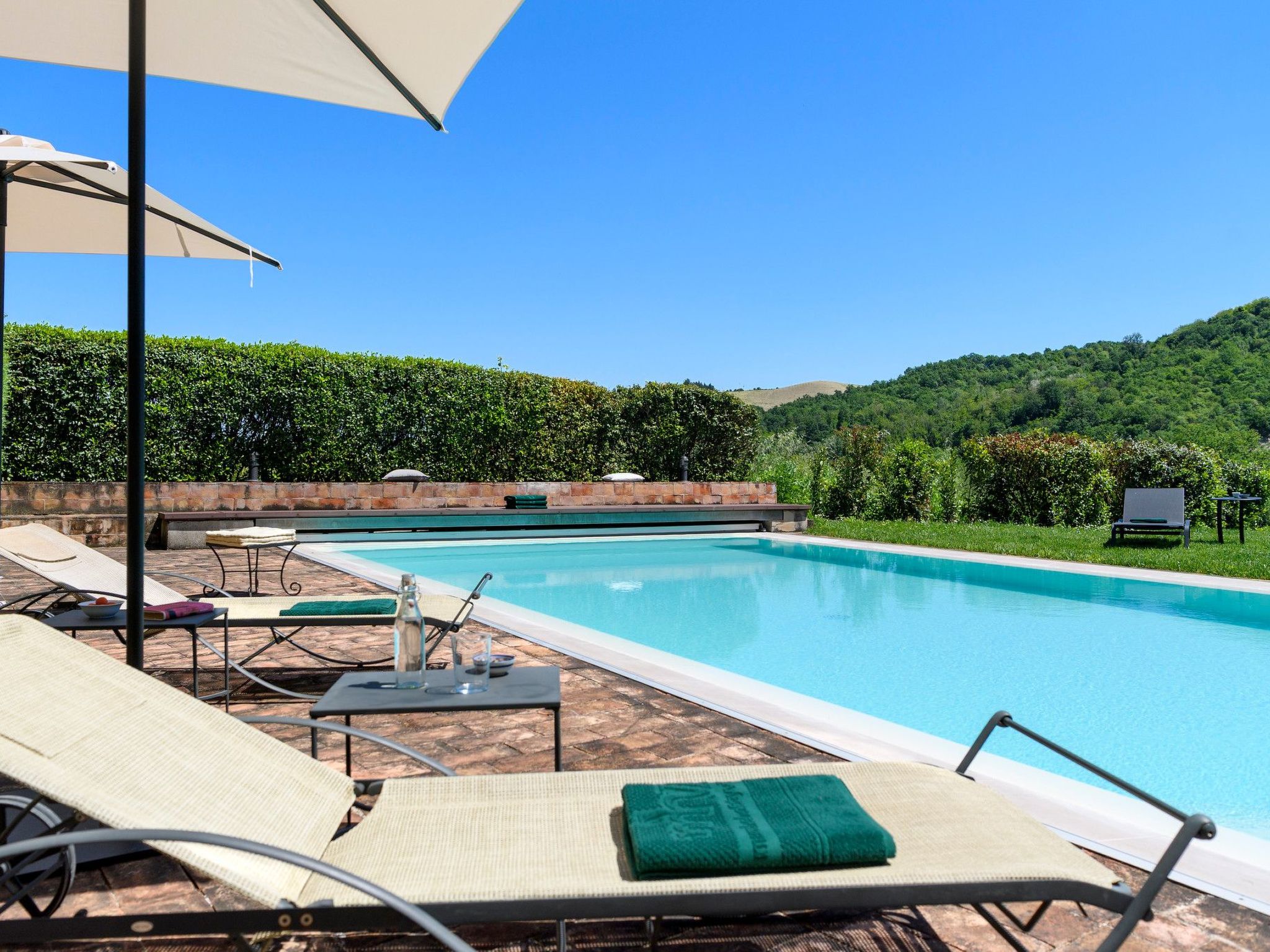 Ca Seppe Marche Ferienvillen, privater Pool-Binnen