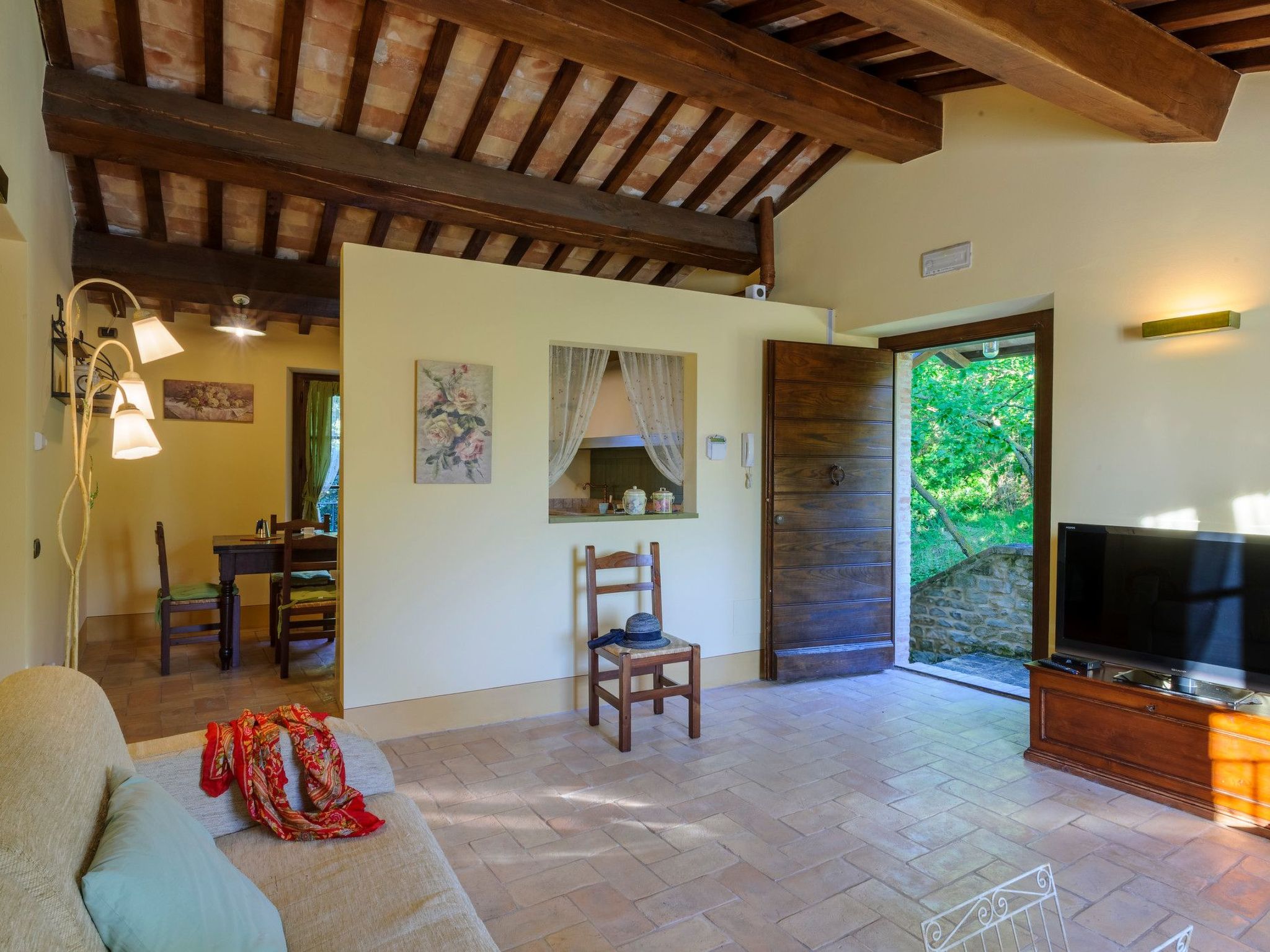 Ca Seppe Marche Ferienvillen, privater Pool-Binnen