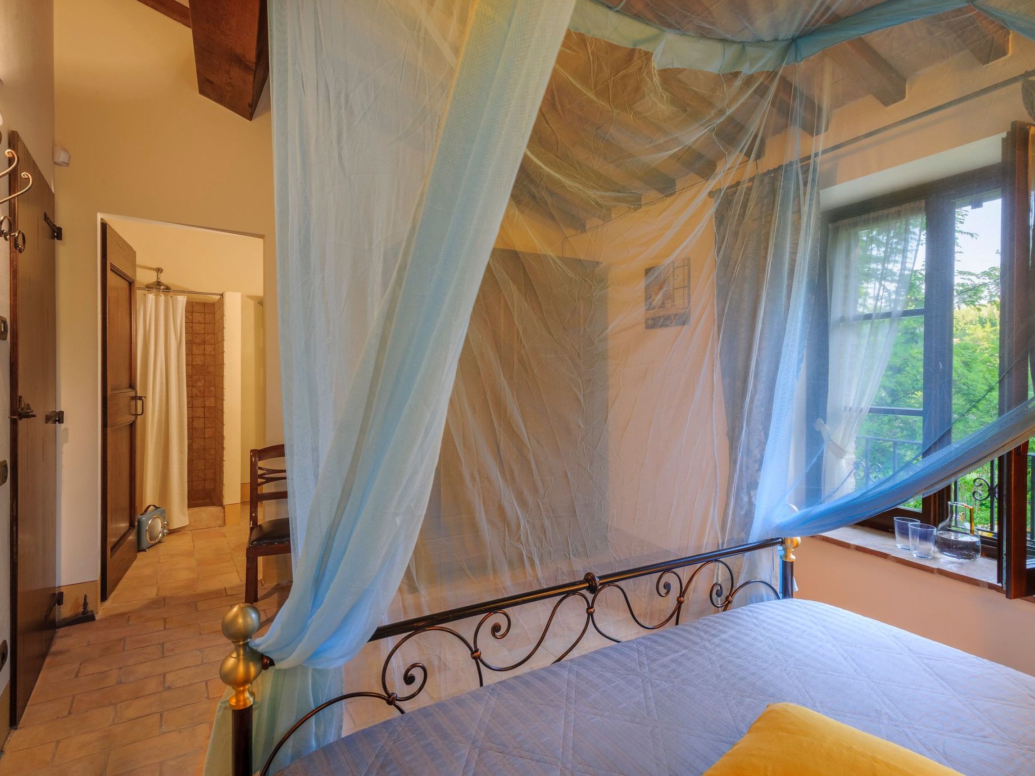 Ca Seppe Marche Ferienvillen, privater Pool-Binnen