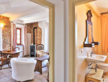Vrijstaand appartement met bergzicht in Mombaruzzo - thumbnail 1