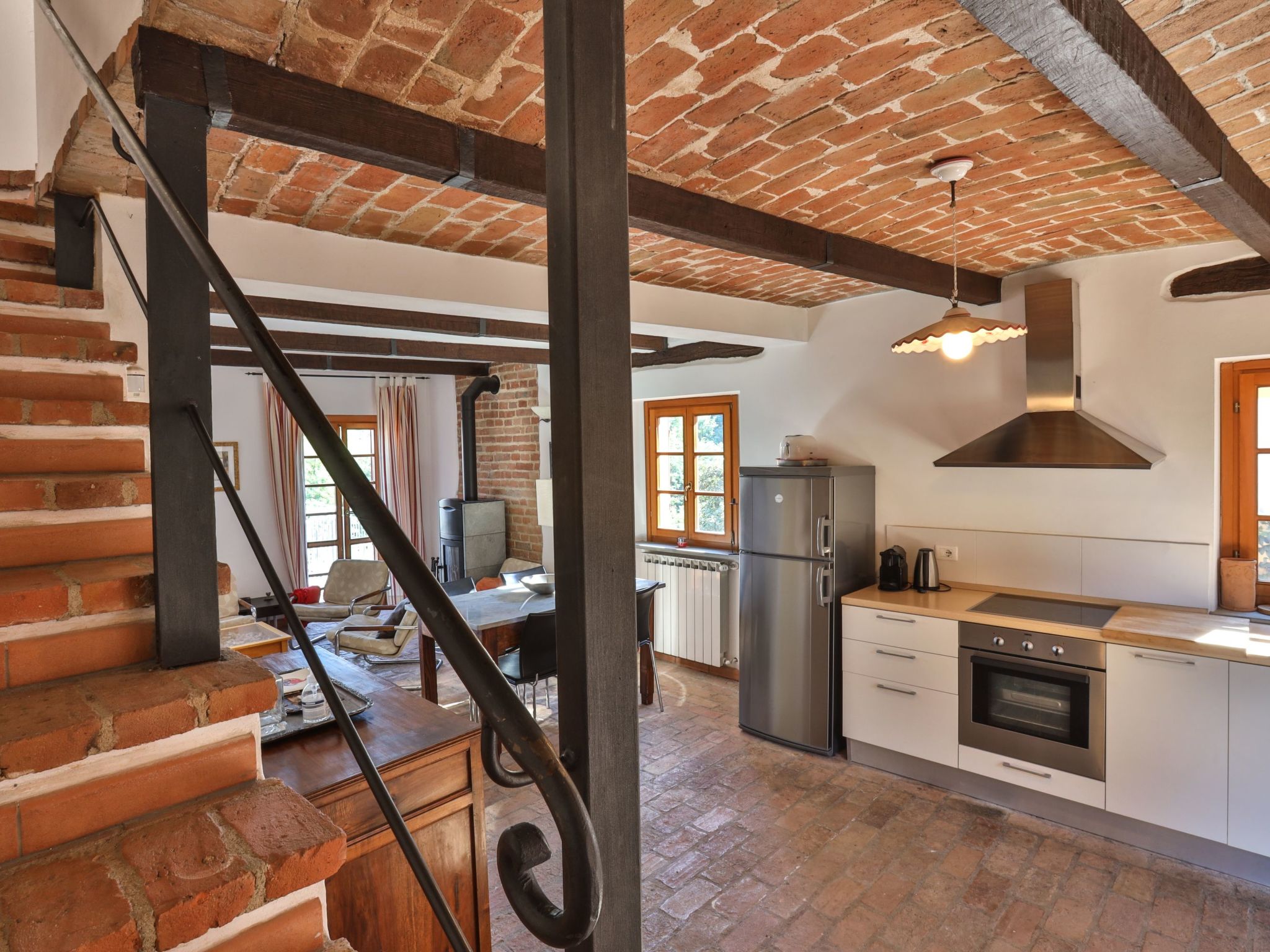 Vakantiehuis met omheinde tuin in Mombaruzzo (Italië) 1 hond is welkom