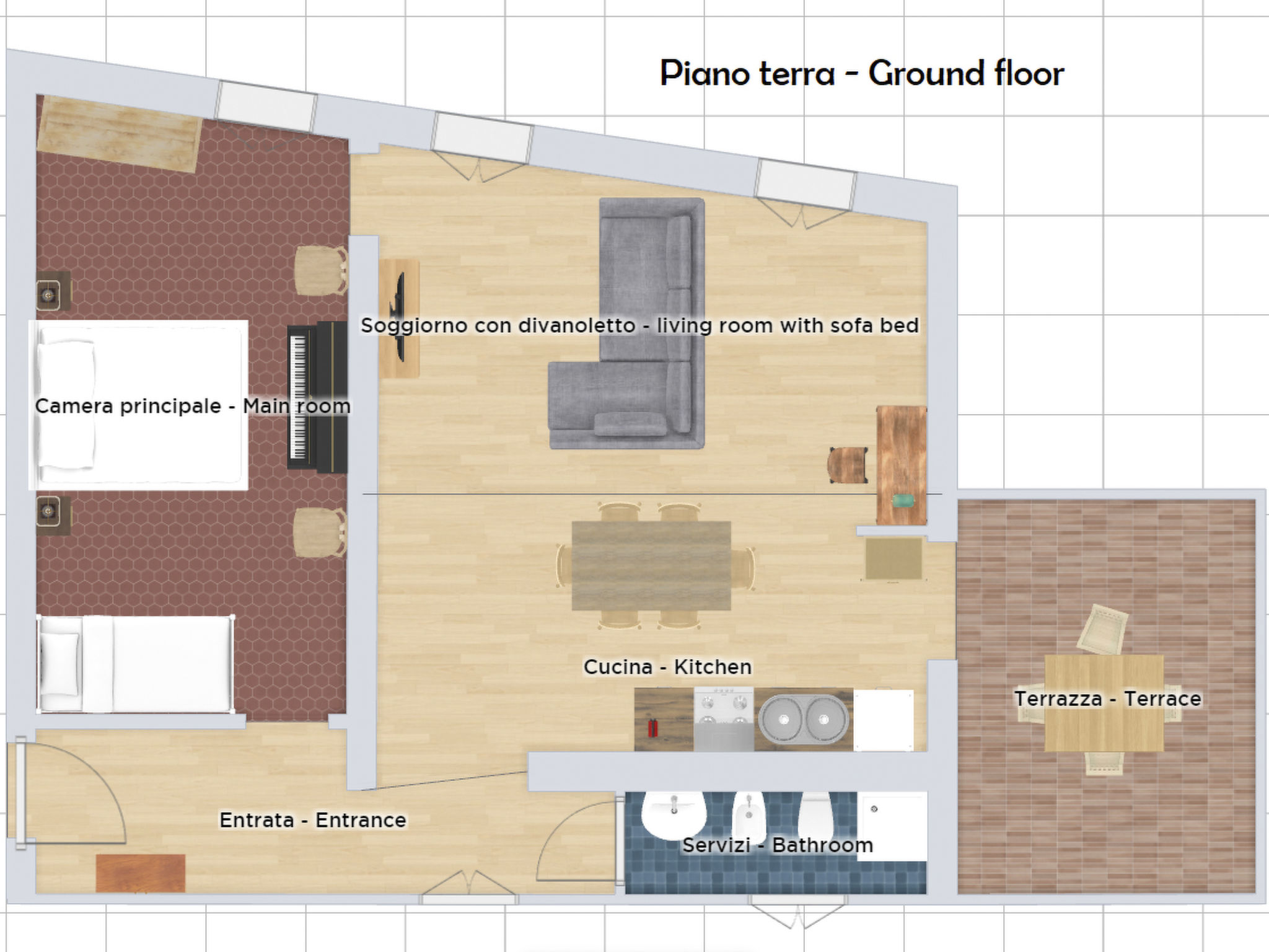 Wohnung Antico Rione-Binnen